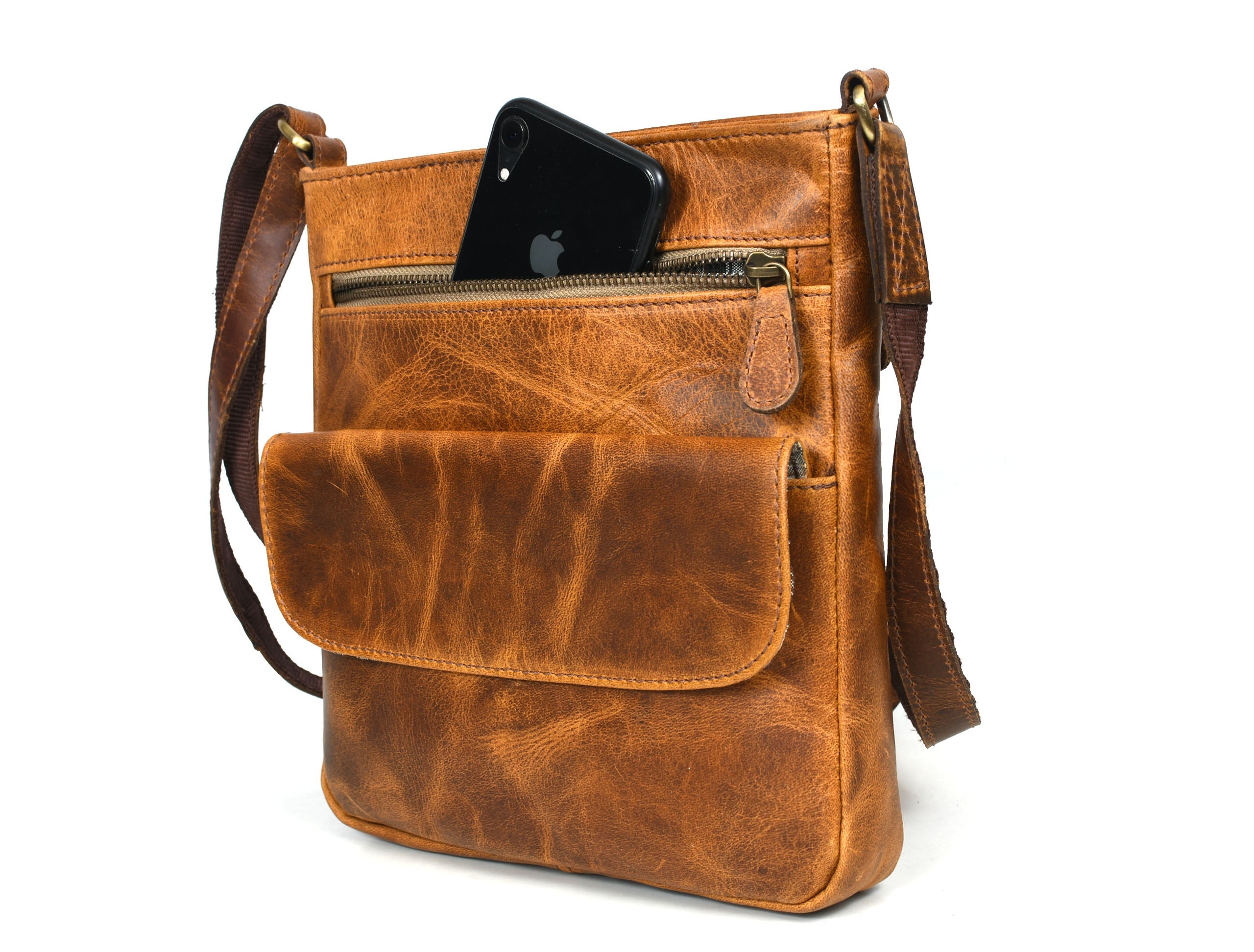 Leather Sling Bag -( LB-301 ) Stylish Everyday Carry