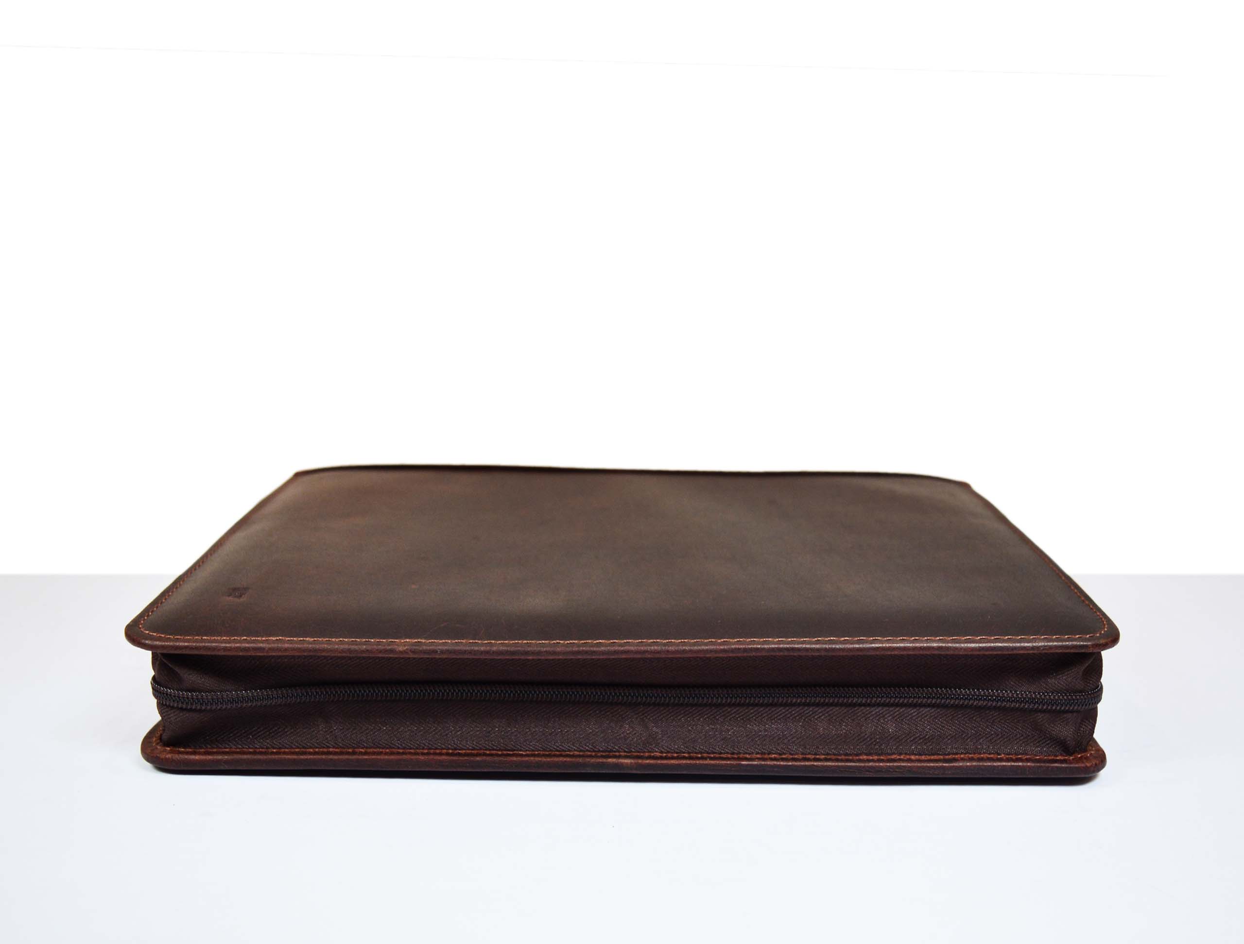 Leather Travel Organizer for iPad & Essentials