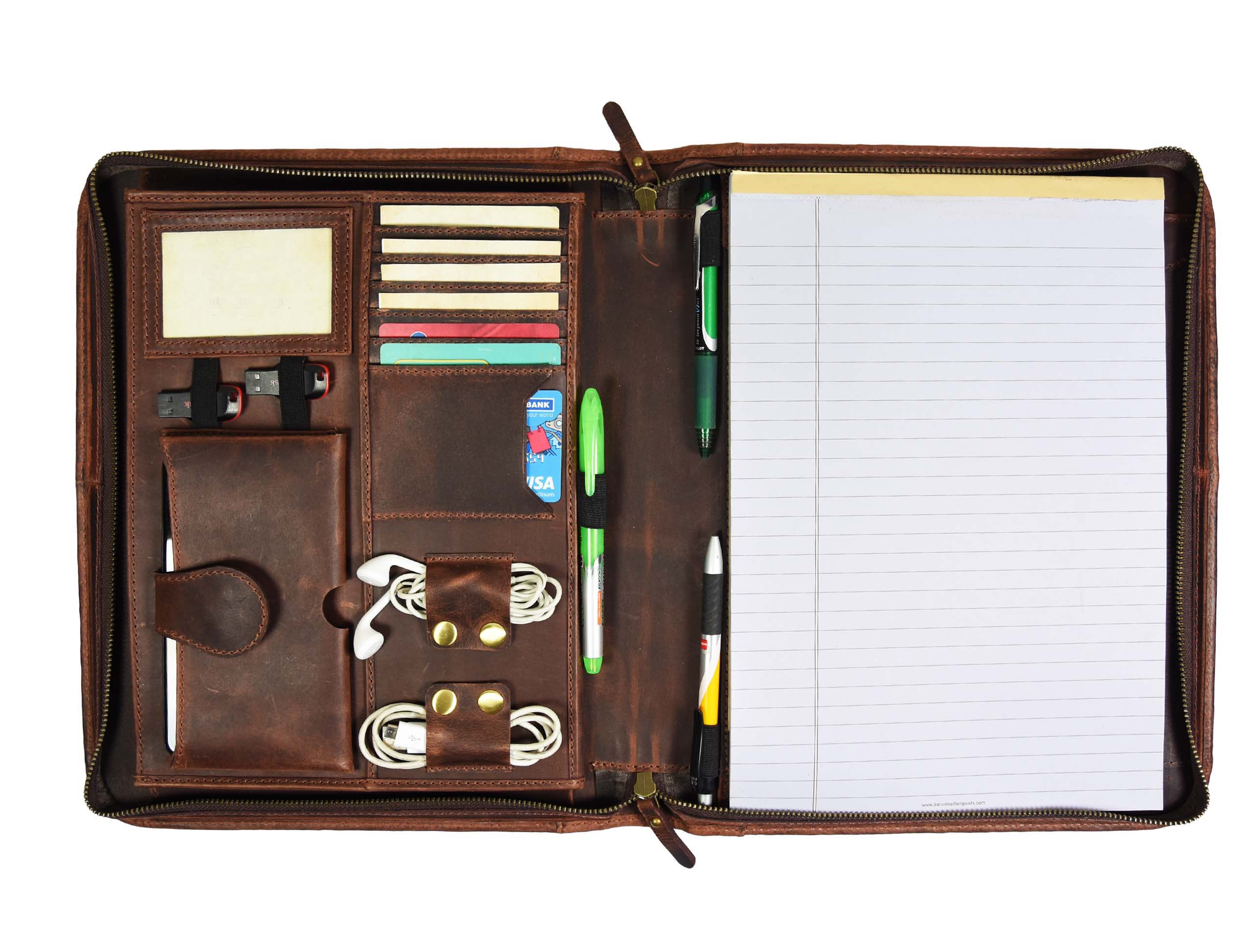 Caraquet Leather Travel Organizer