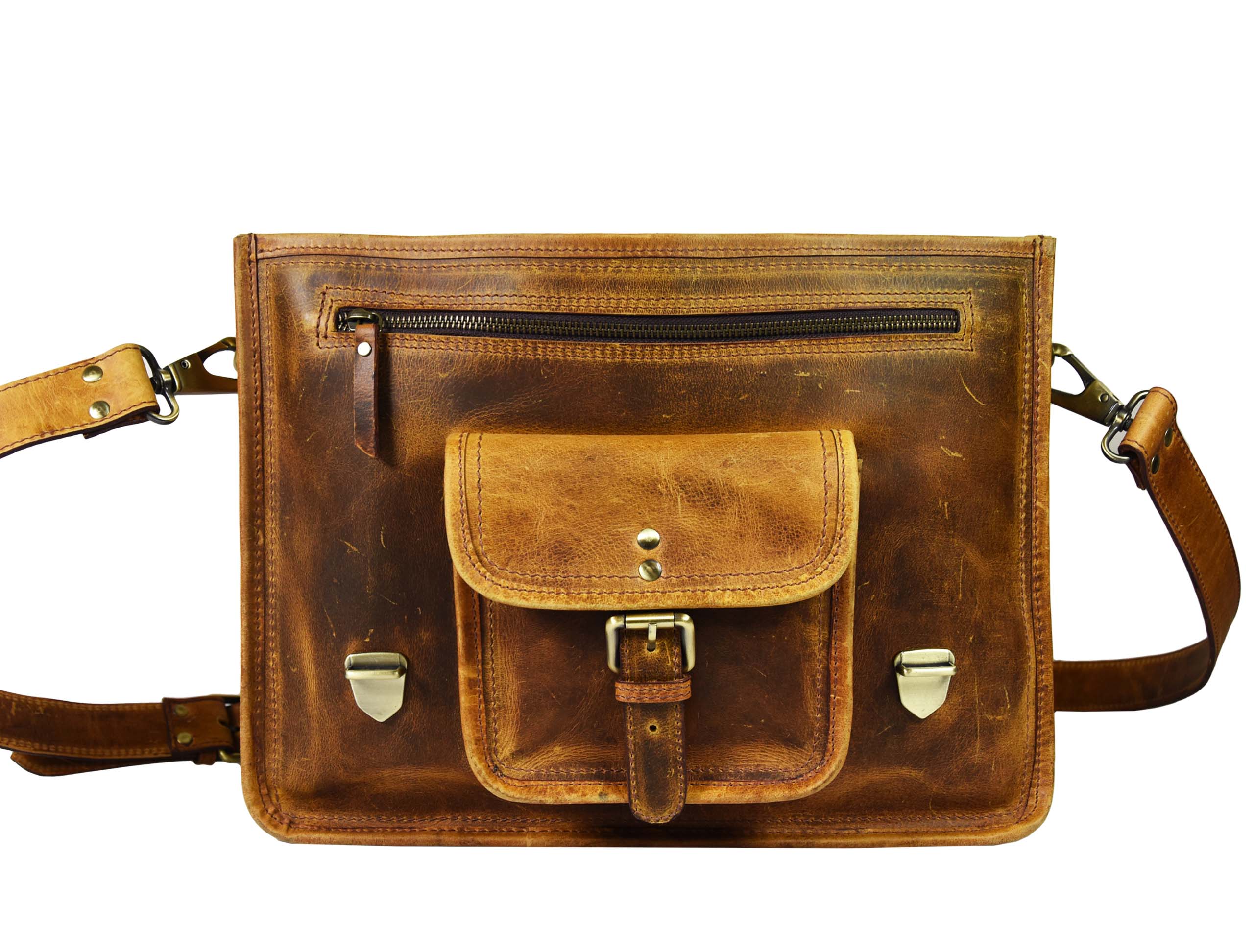 Fresno Leather Portfolio Bag