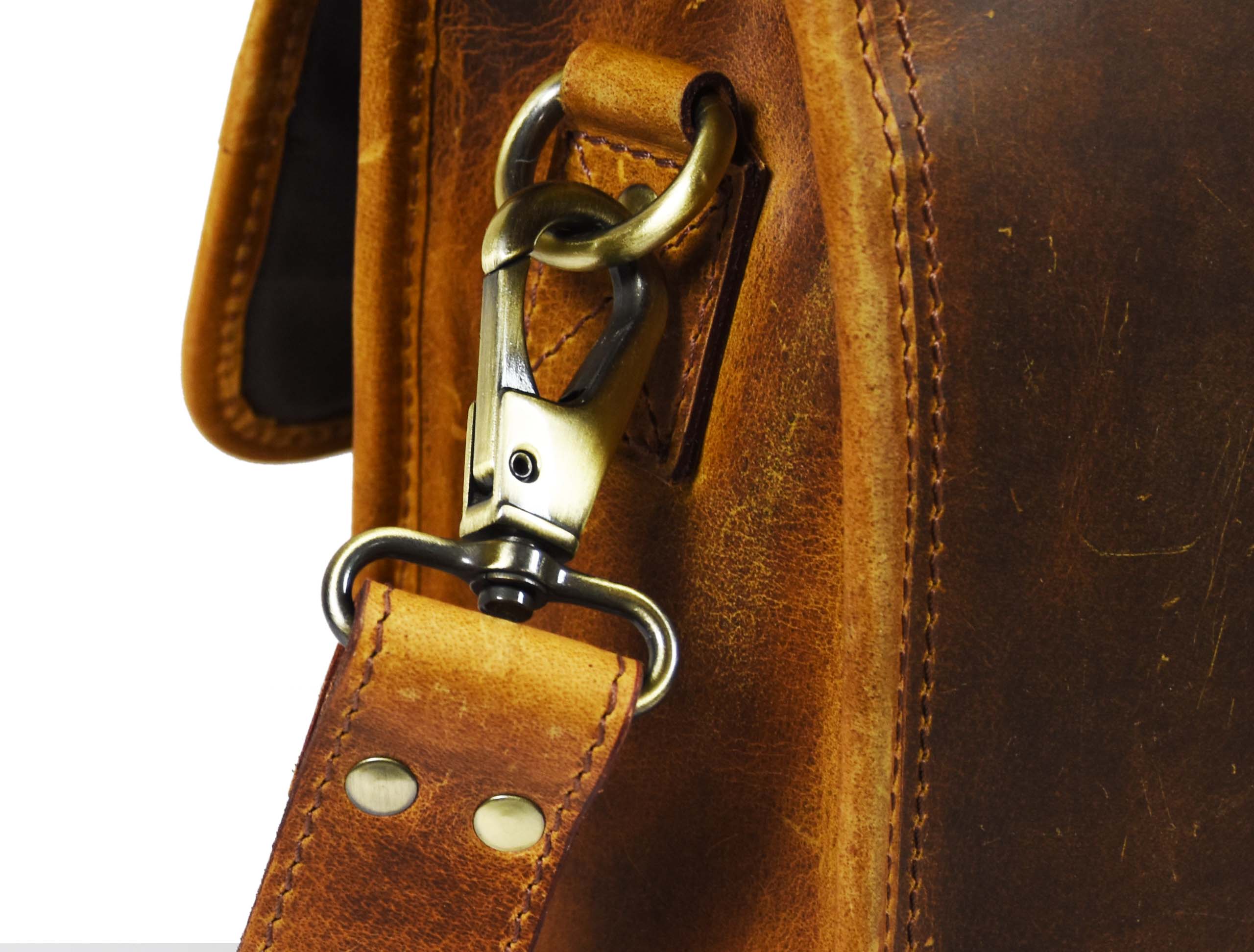 Fresno Leather Portfolio Bag