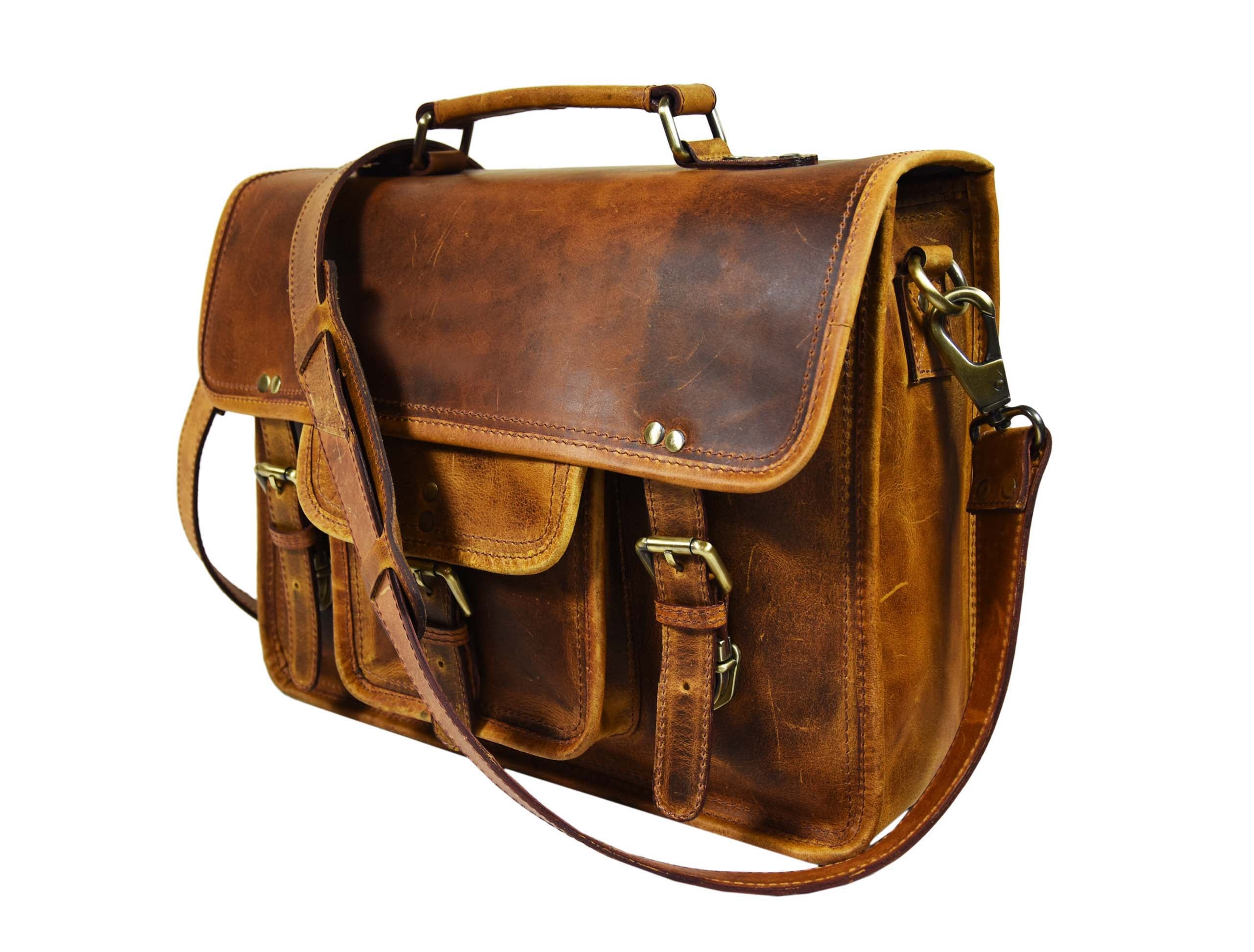Fresno Leather Portfolio Bag