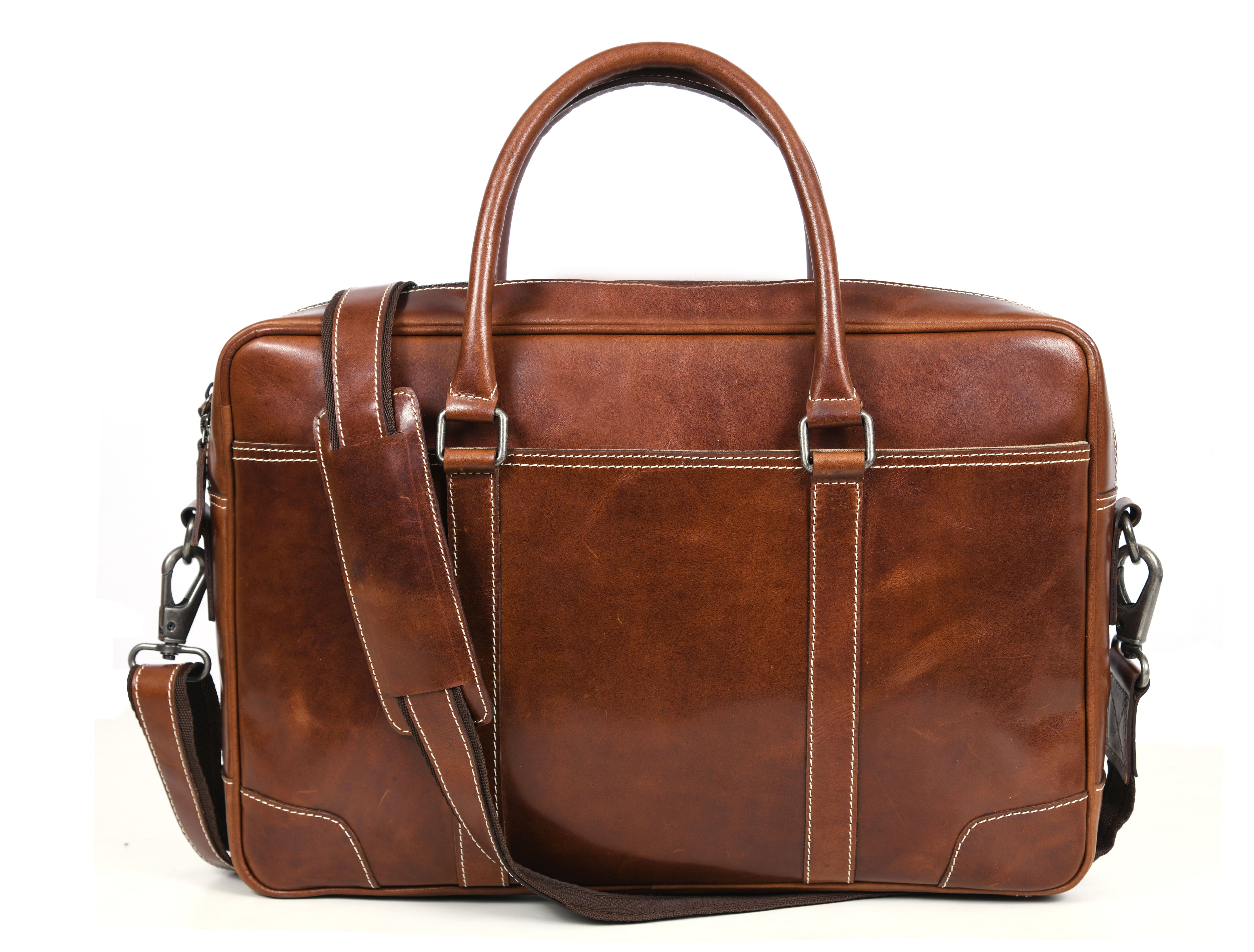 Hayward 17" Leather Office Bag