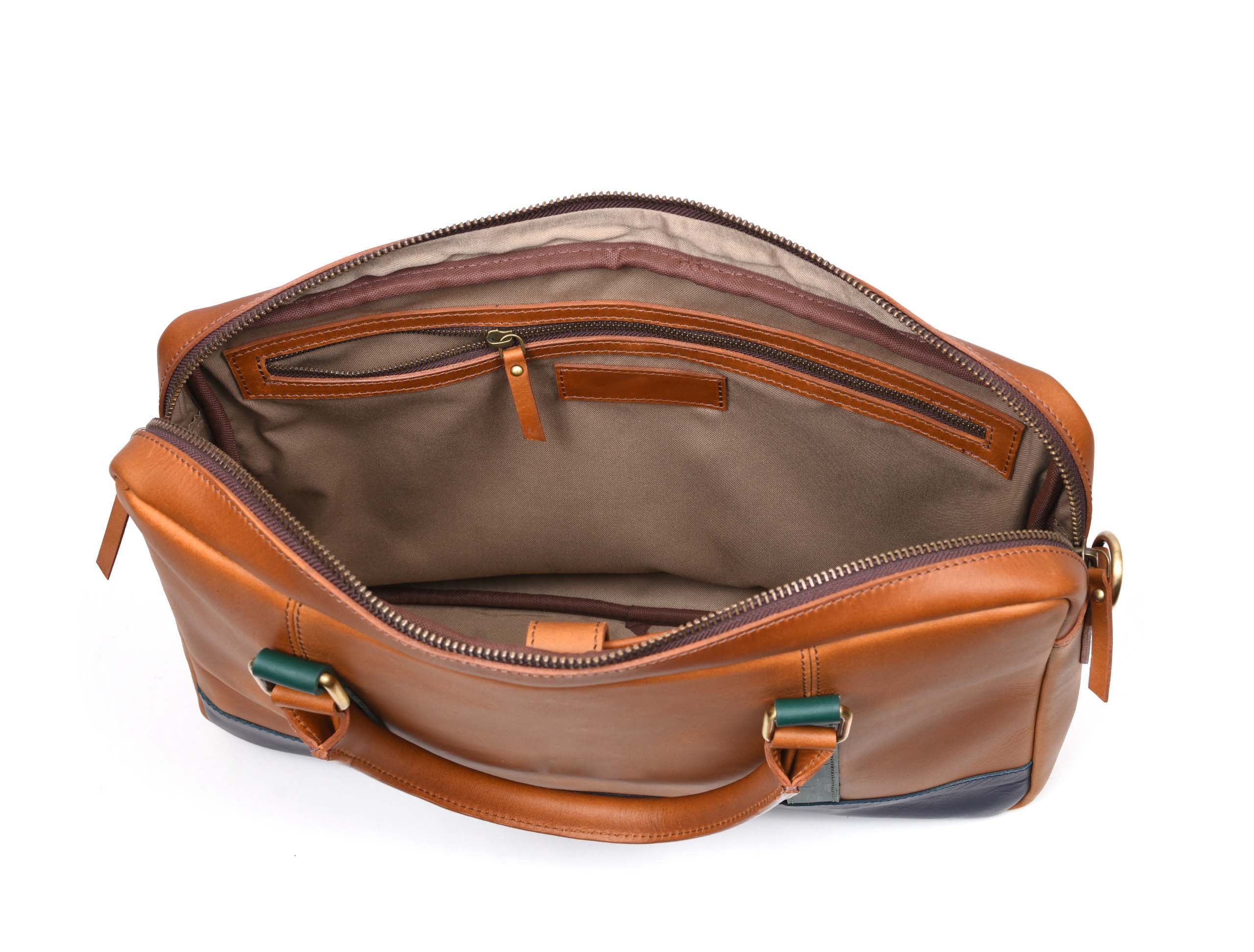 Tolredo Leather Office Bag – Premium Cowhide Craftsmanship