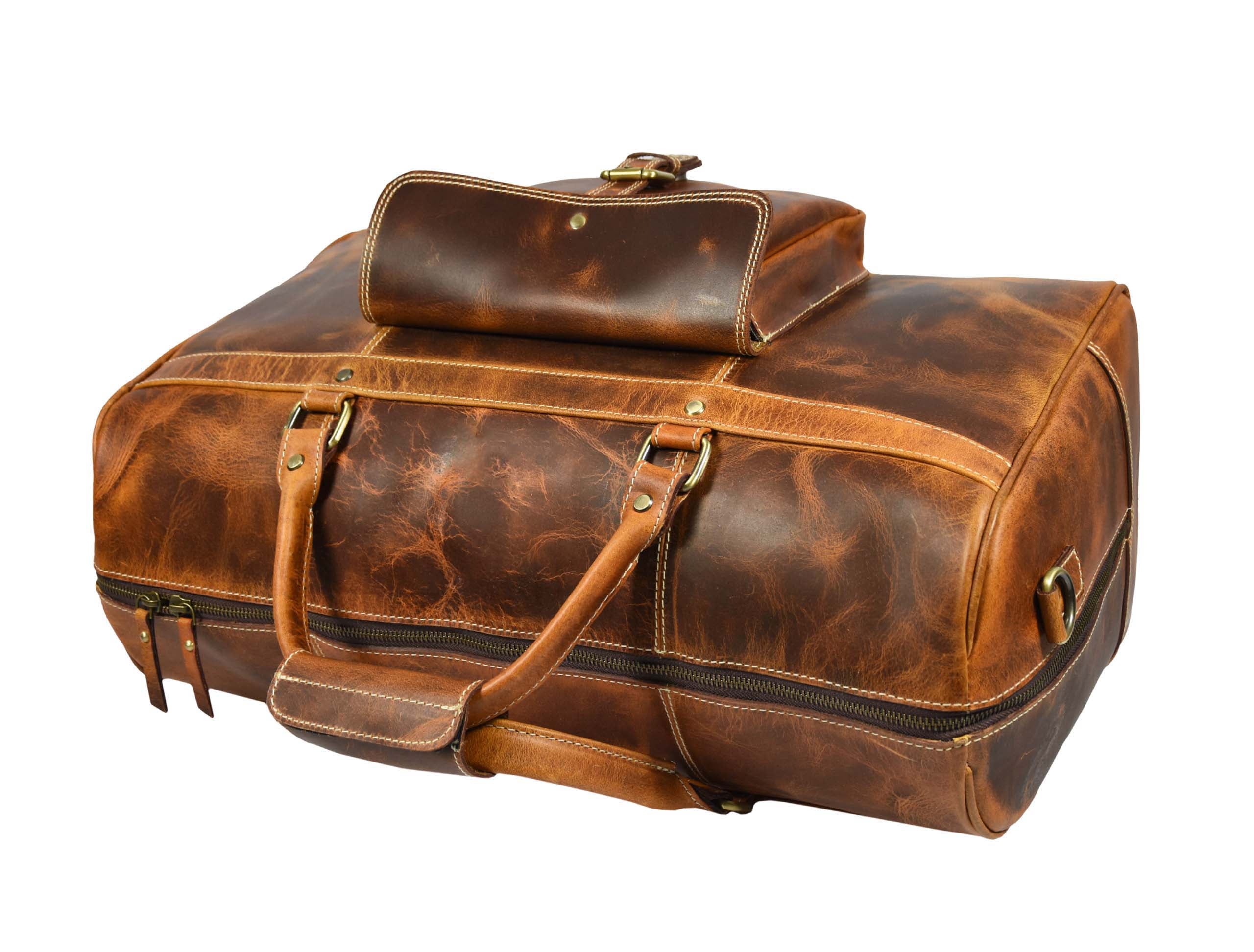 Dawson Leather Travel Bag – Crafted for Timeless Journeys