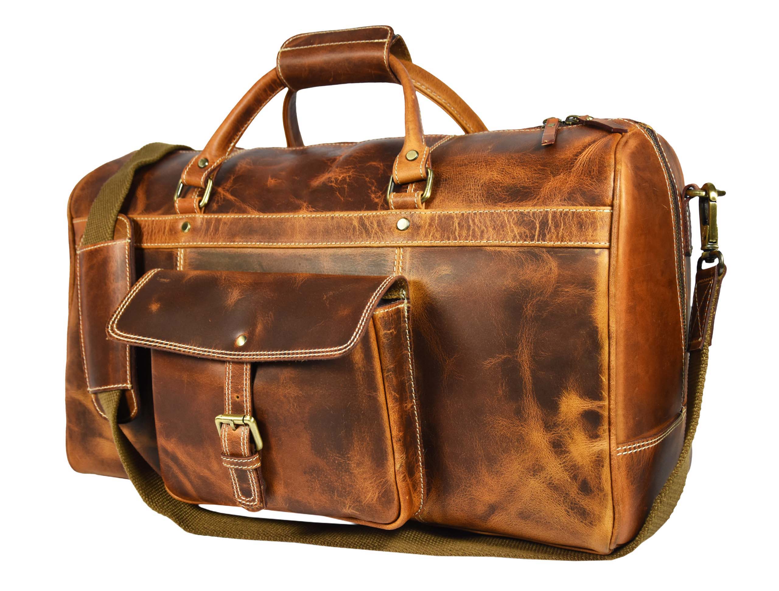 Dawson Leather Travel Bag – Crafted for Timeless Journeys