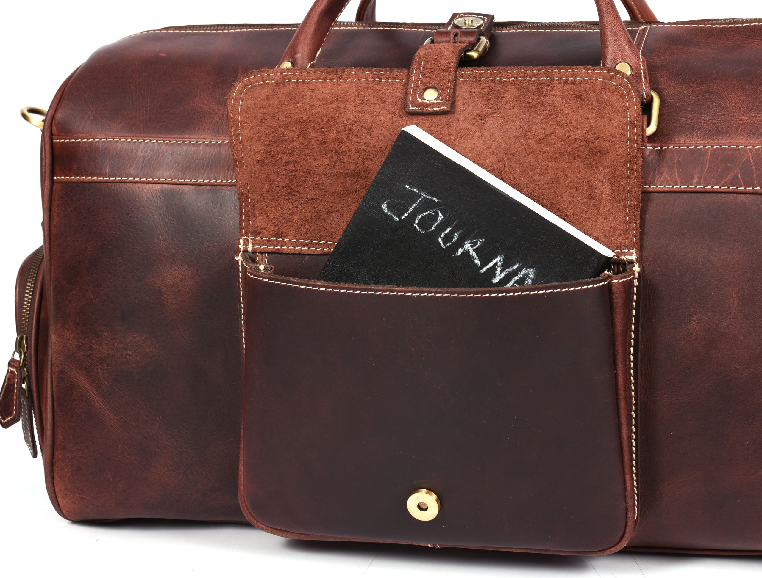 Dorval Leather Travel Bag – Rugged Elegance for Modern Explorers