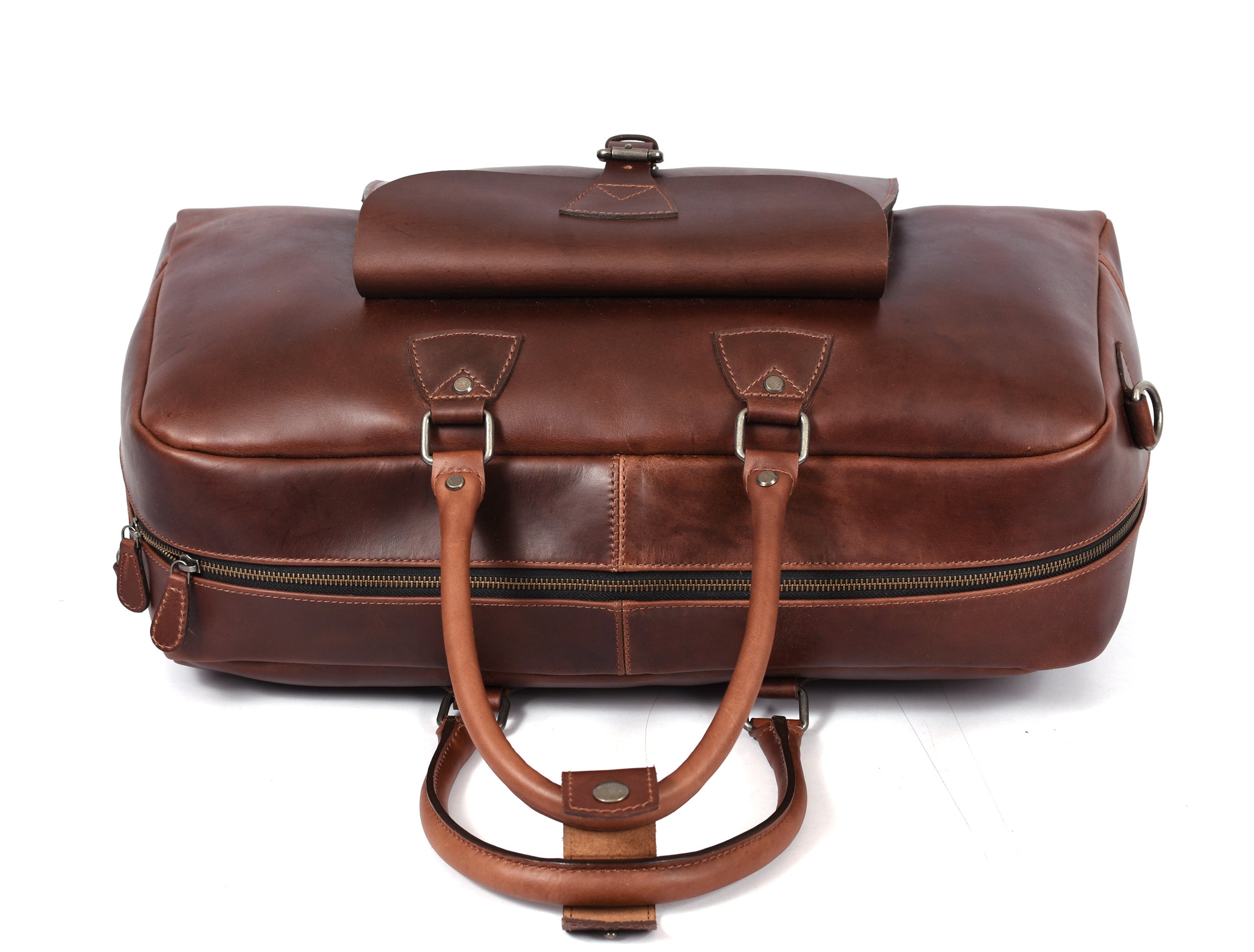Classic Leather Portfolio Bag – Spacious & Stylish
