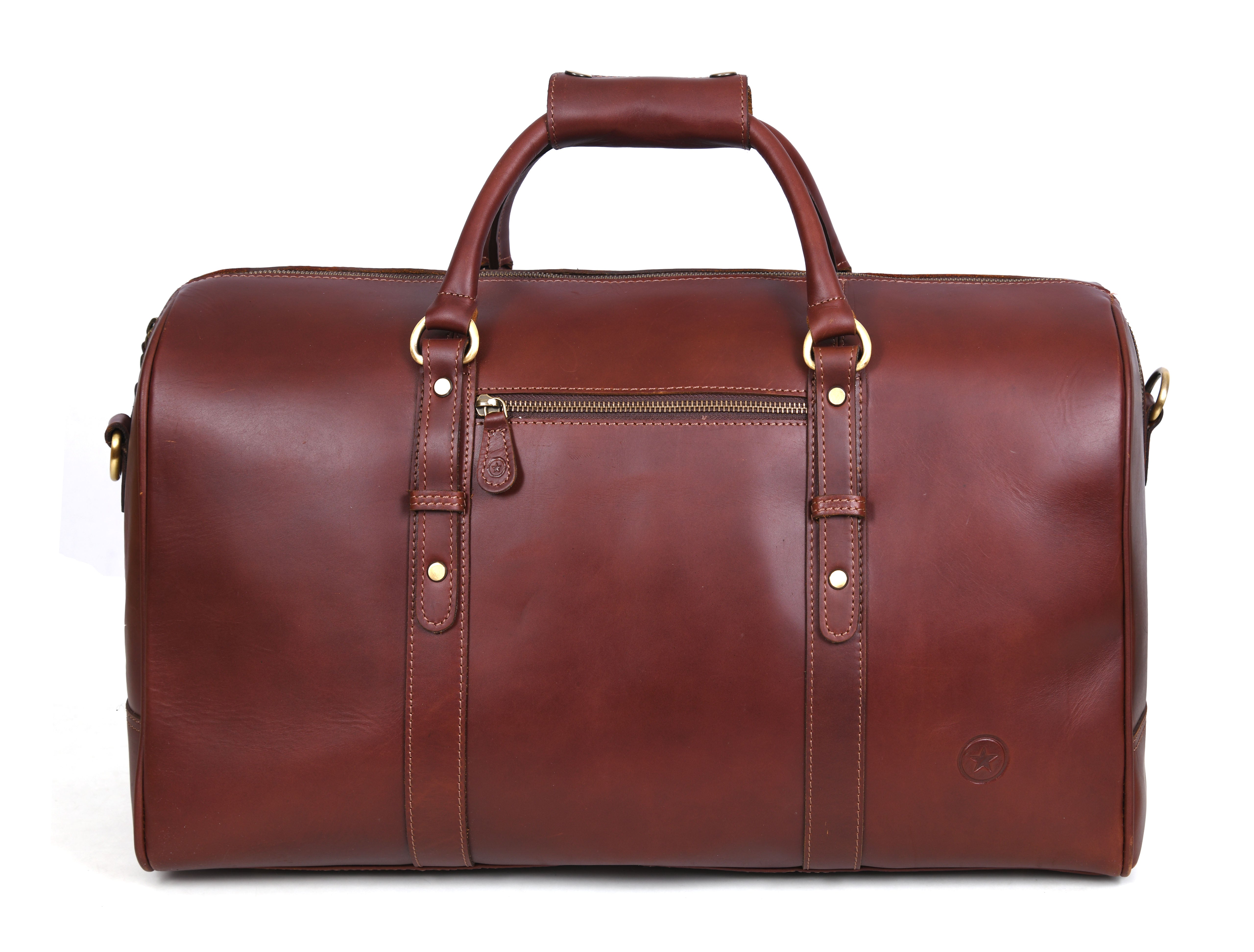 Leather Travel Duffle Bag – Durable & Spacious