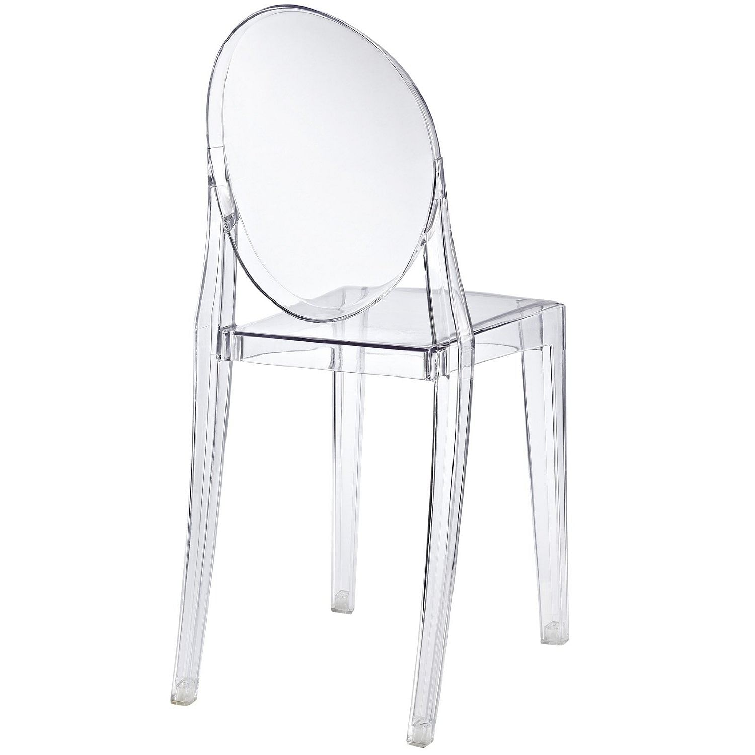 Stackable Clear Acrylic Dining Chair for Indoor or Outdoor Use - Free Shipping