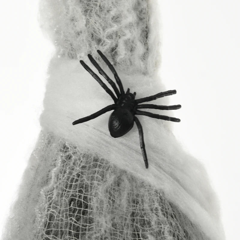 HOMCOM 62” Life-Size Outdoor Halloween Crawling Zombie – Animated Prop with Sound, Motion Activation & Light-Up Eyes