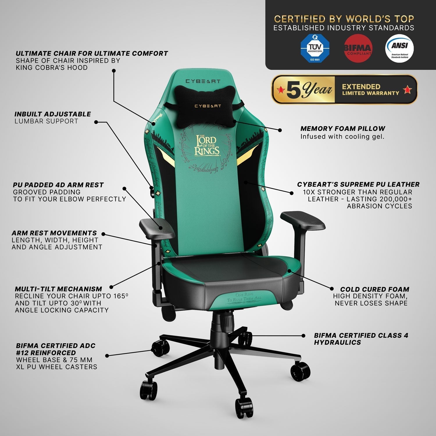 Lord of The Rings Gaming Chair