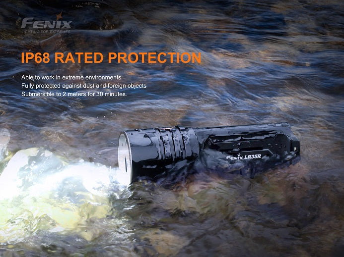 Fenix LR35R 10000 Lumen Rechargeable Flashlight