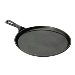 10.5 inch Round Pre-Seasoned Cast Iron Skillet Griddle Frying Pan Made in USA - Free Shipping