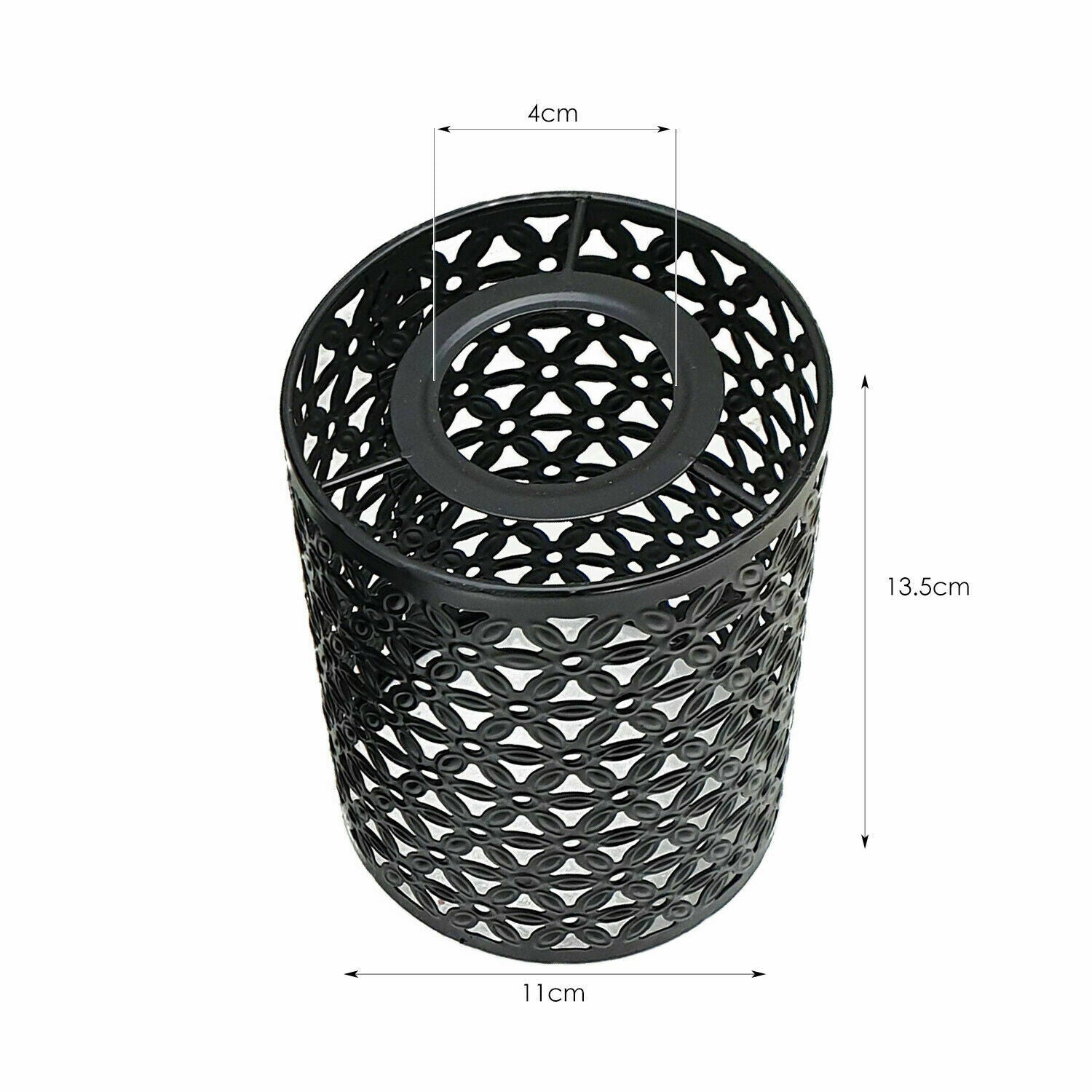 Retro Metal Easy-Fit Drum Barrel Cage in Black~1121