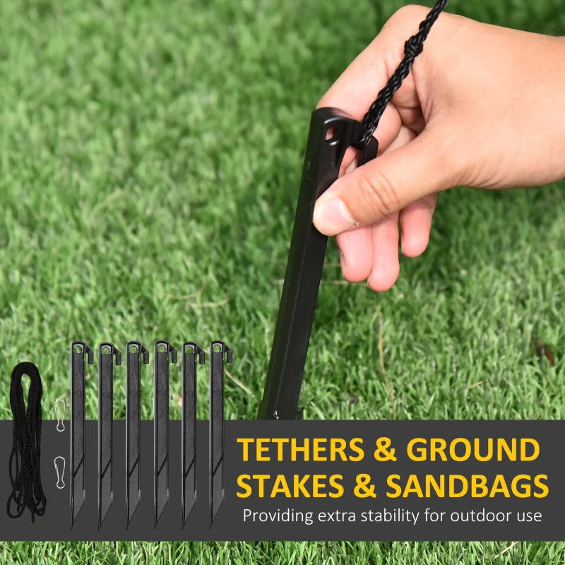 HOMCOM Inflatable Haunted Tree – LED Lighted Halloween Decoration with Owl, Ghost, and Pumpkins