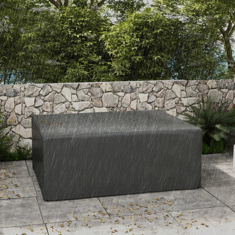 Large Patio Furniture Covers, Outdoor Furniture Covers, Garden Set Protector Waterproof Anti-UV Protection, Grey