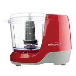 Brentwood 1.5 Cup Mini Food Chopper in Red - Free Shipping