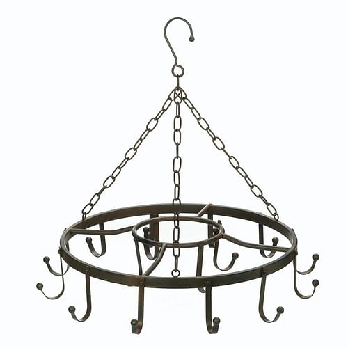 Modern Industrial Circular Hanging Pot Rack - Free Shipping