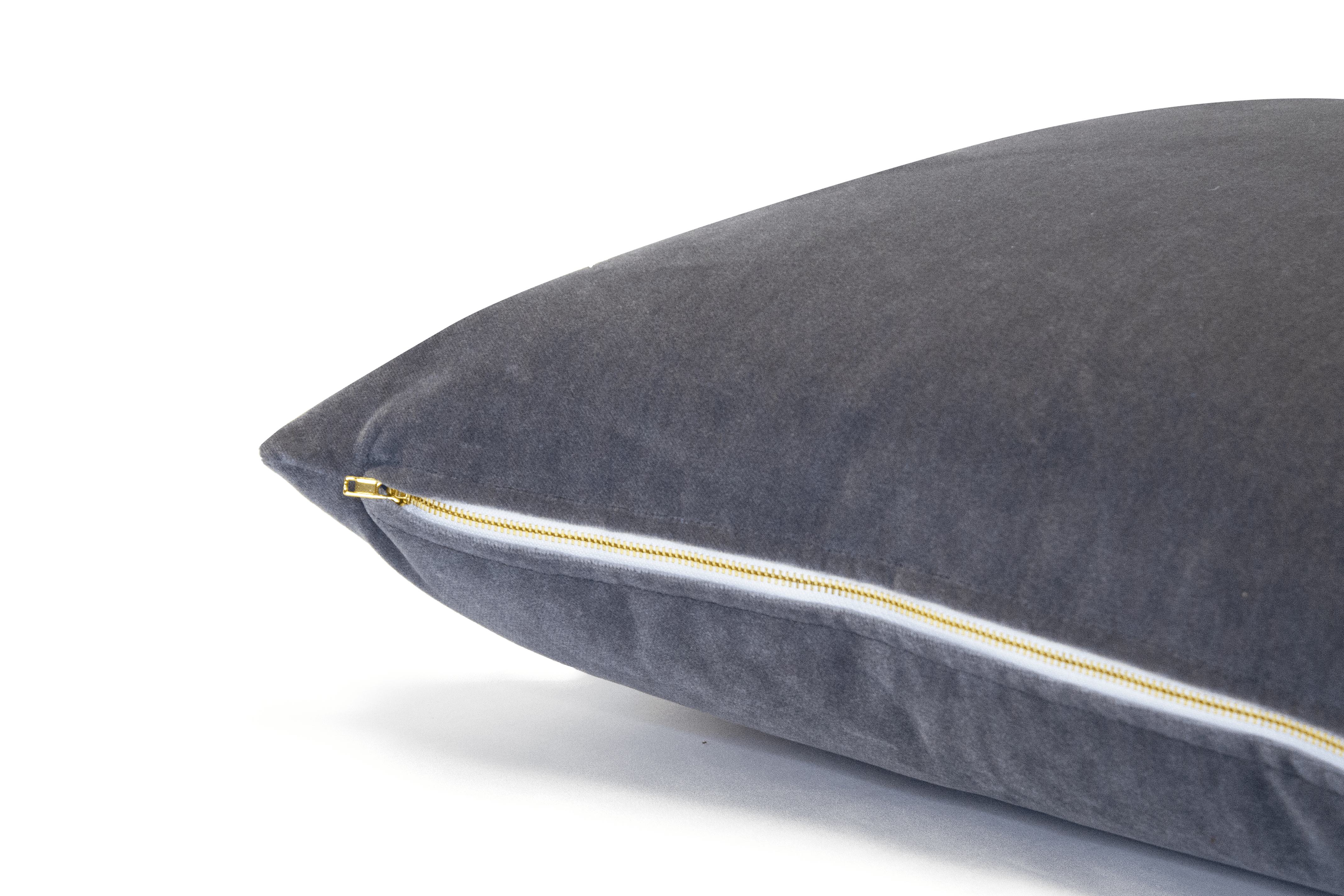 Grey Velvet Cushion Cover