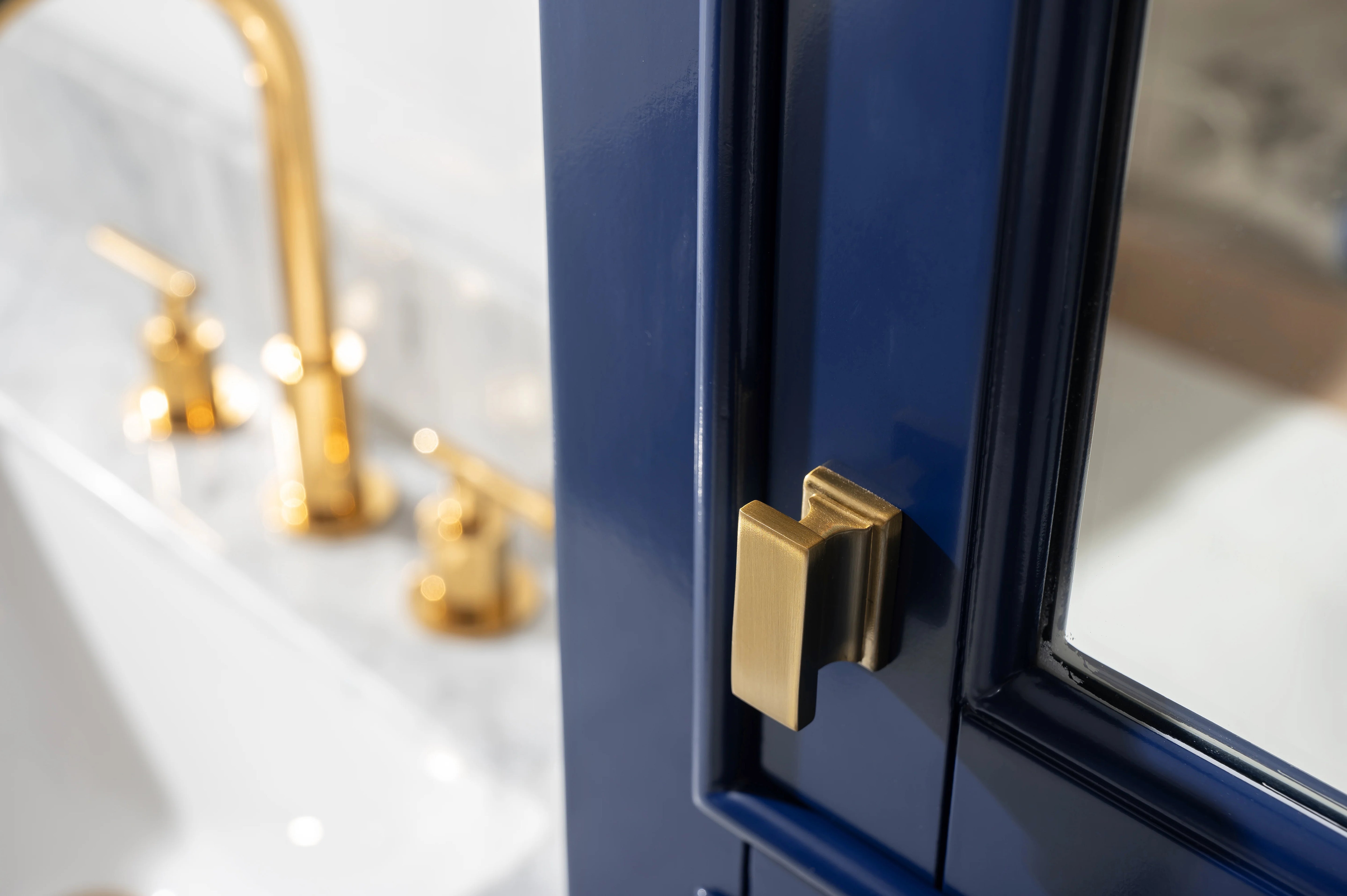 Milano 96" Modular Double Sink Vanity Set with White Quartz Top