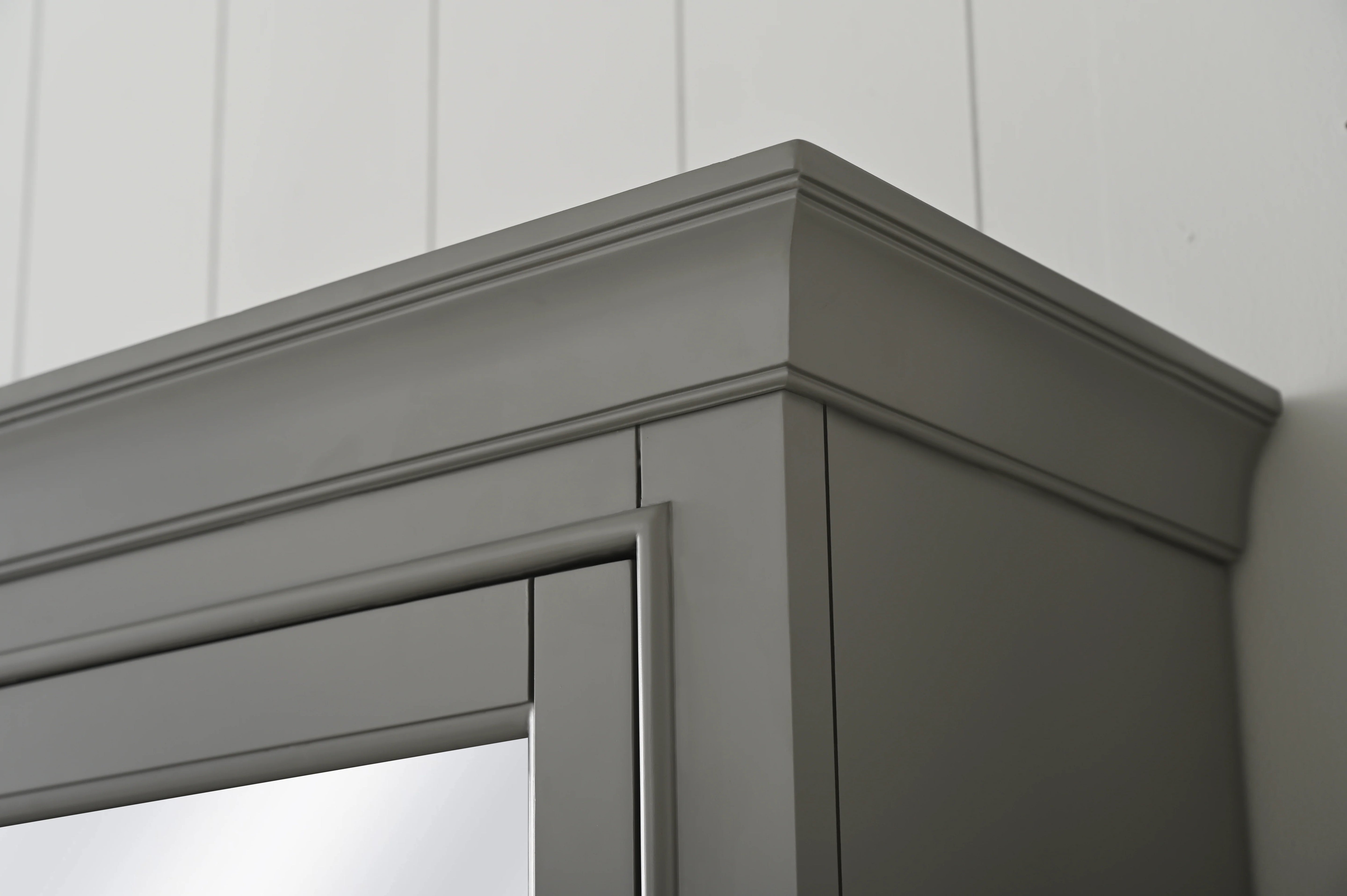 Milano 96" Modular Double Sink Vanity Set with White Quartz Top