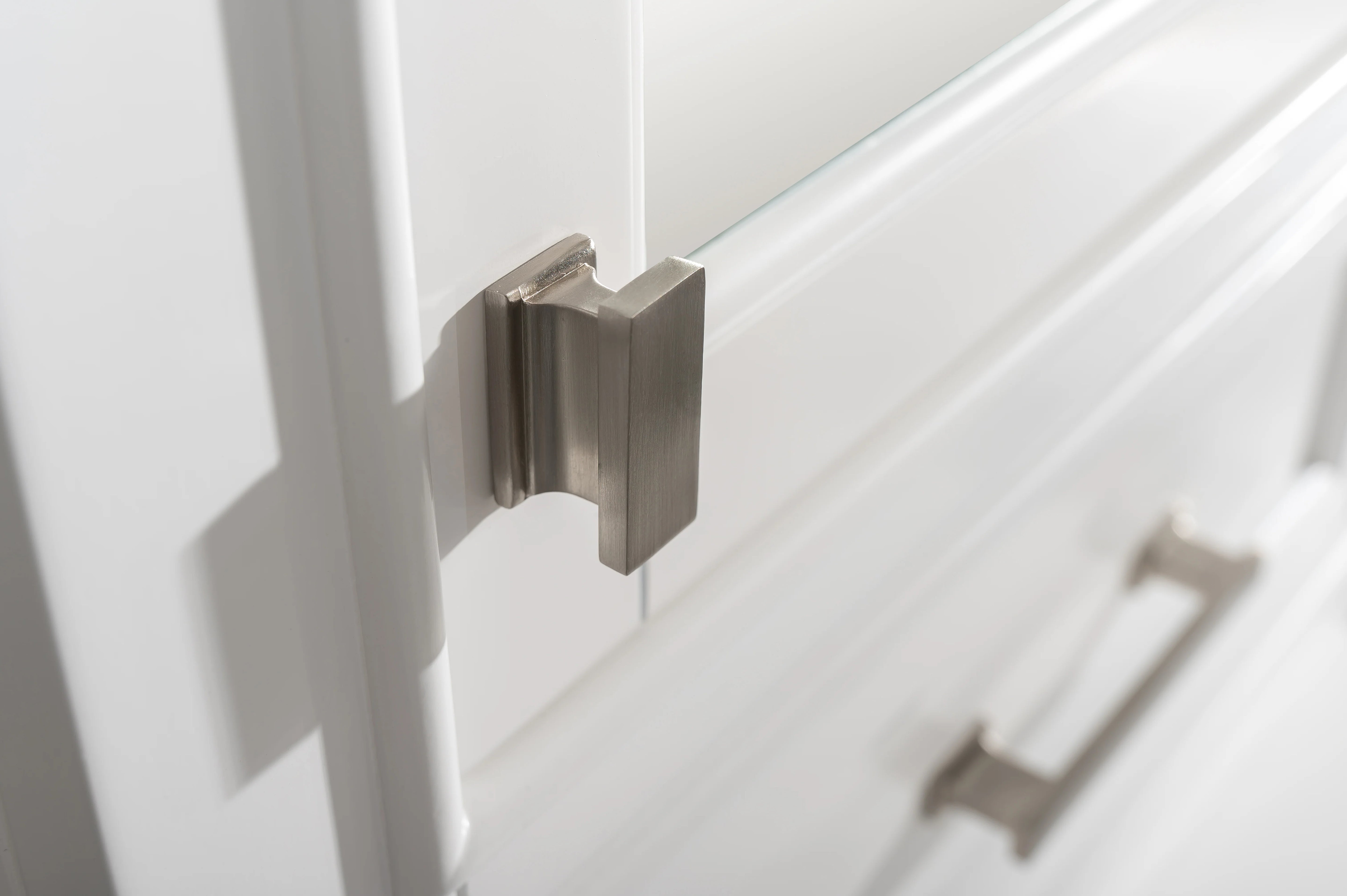 Milano 96" Modular Double Sink Vanity Set with White Quartz Top