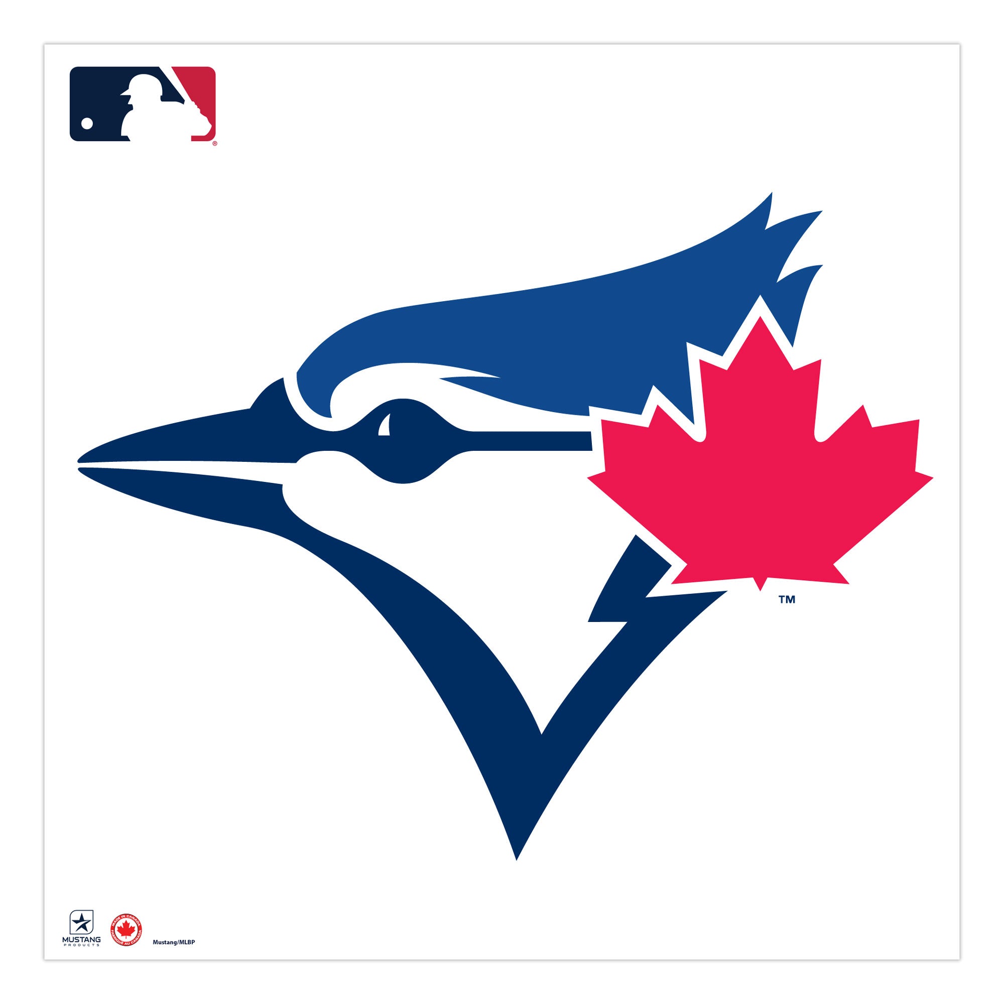 Toronto Blue Jays 36x36 Team Logo Repositional Wall Decal
