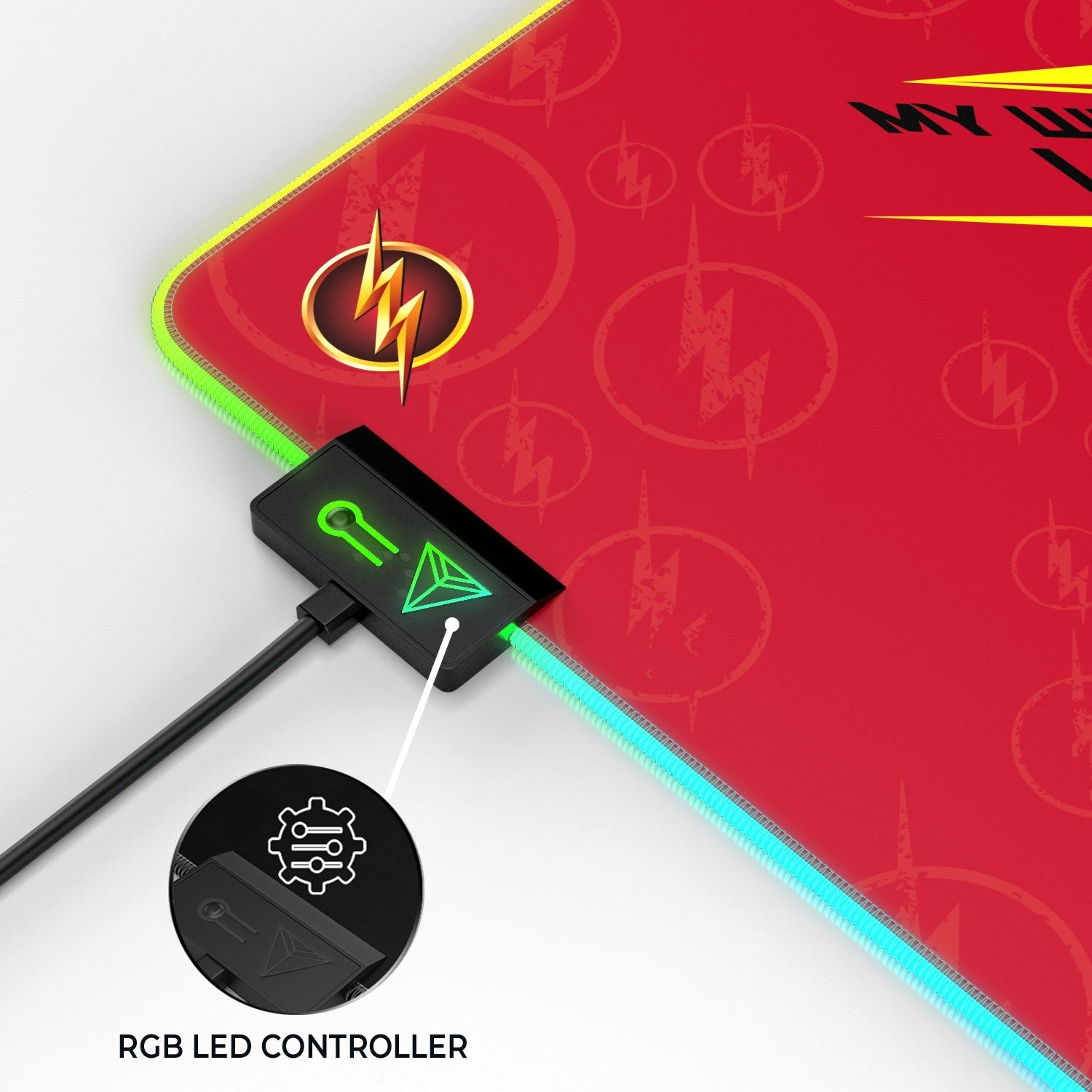 The FLASH Gaming Mouse Pad