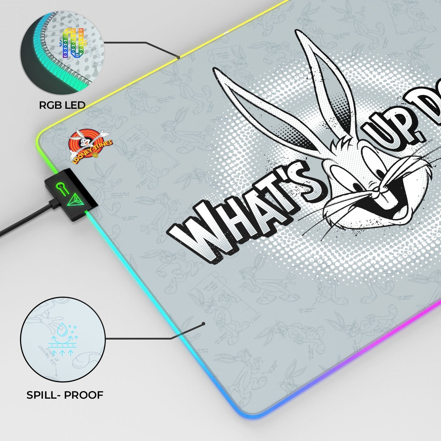 Bugs Bunny Gaming Mouse Pad