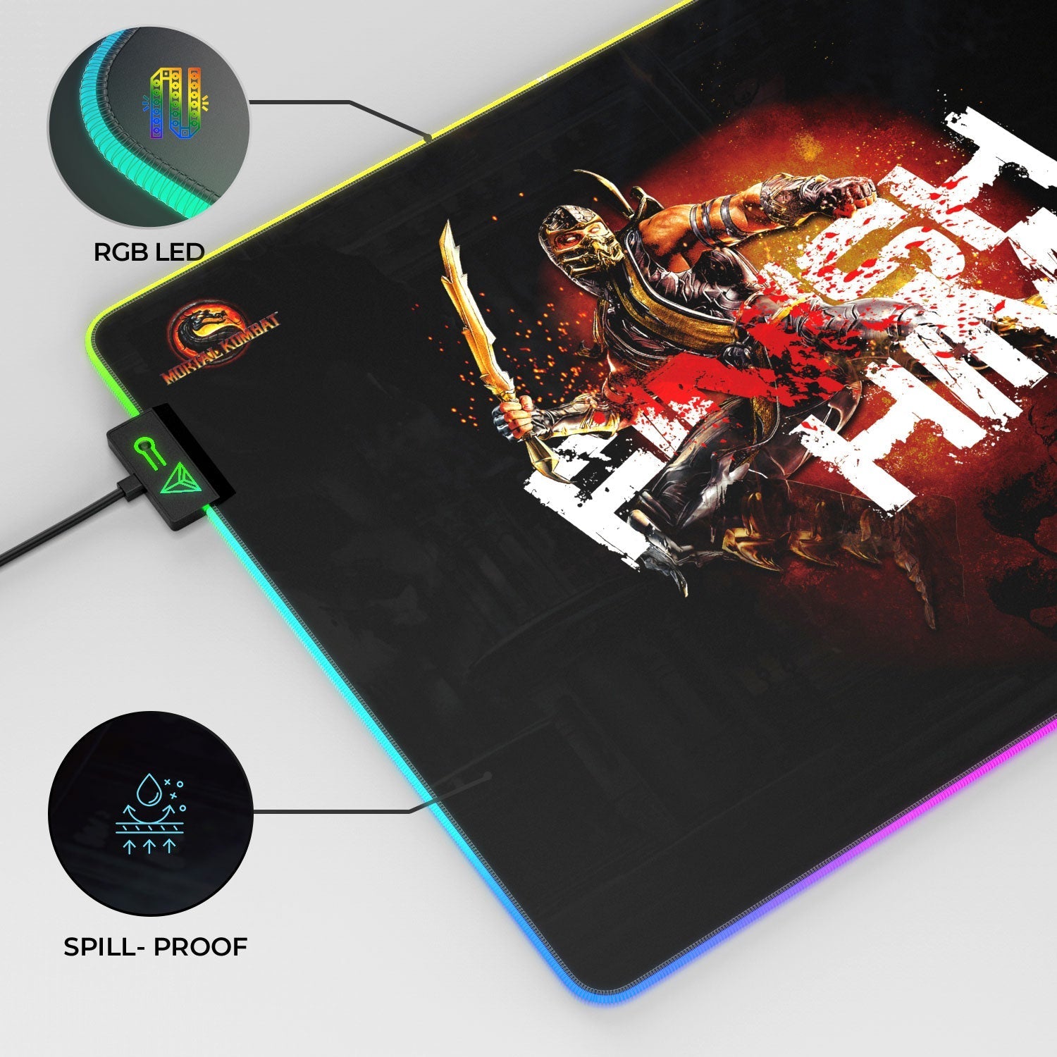 Mortal Kombat - FINISH HIM Gaming Mouse Pad