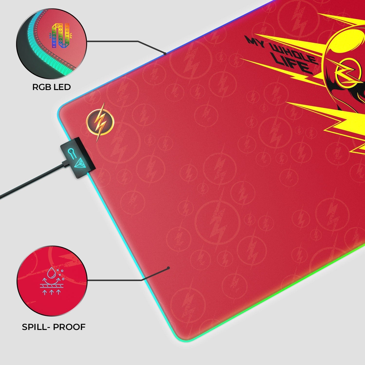 The FLASH Gaming Mouse Pad