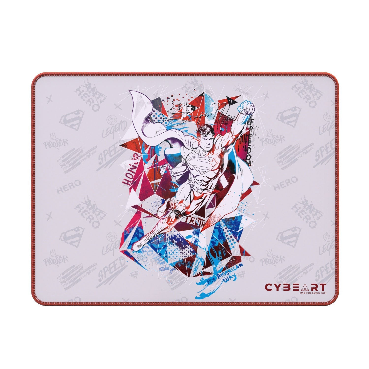 Superman - Truth Honor Courage Gaming Mouse Pad