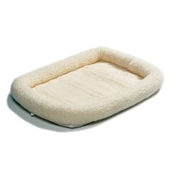 36 x 23 inch Synthetic Sheepskin Fleece Dog Bed - Medium size Dogs - Free Shipping