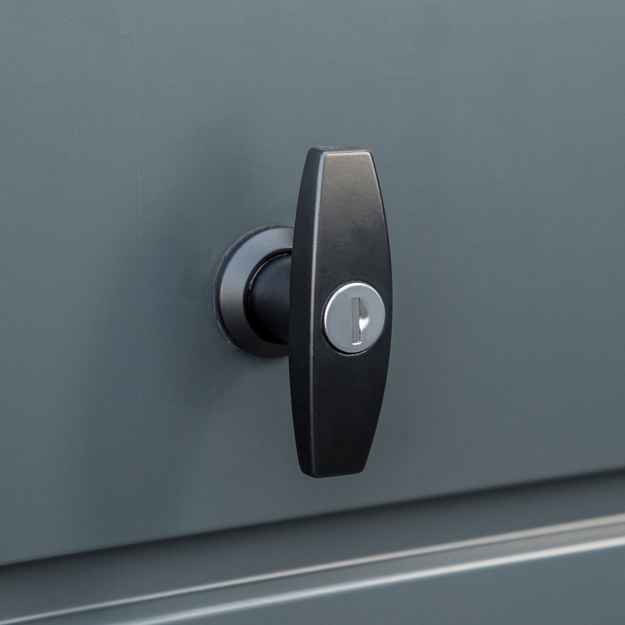 Outsunny Large Deck Box, Outdoor Storage Container with Lock for Pool Toys, Garden Tools, Furniture and Sports Equipment, Grey