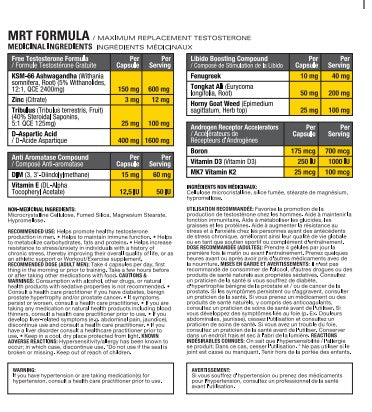 MRT Testosterone Booster 30 Day Supply