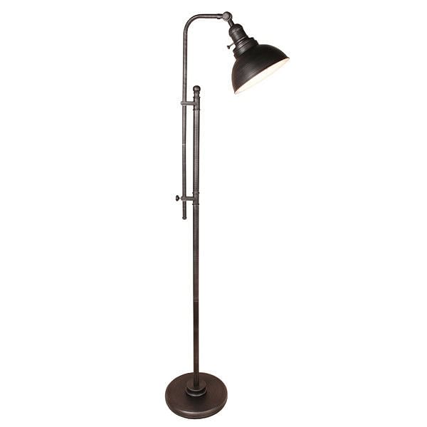 65-inch Tall Floor Lamp Task Light in Distressed Metal Finish - Free Shipping