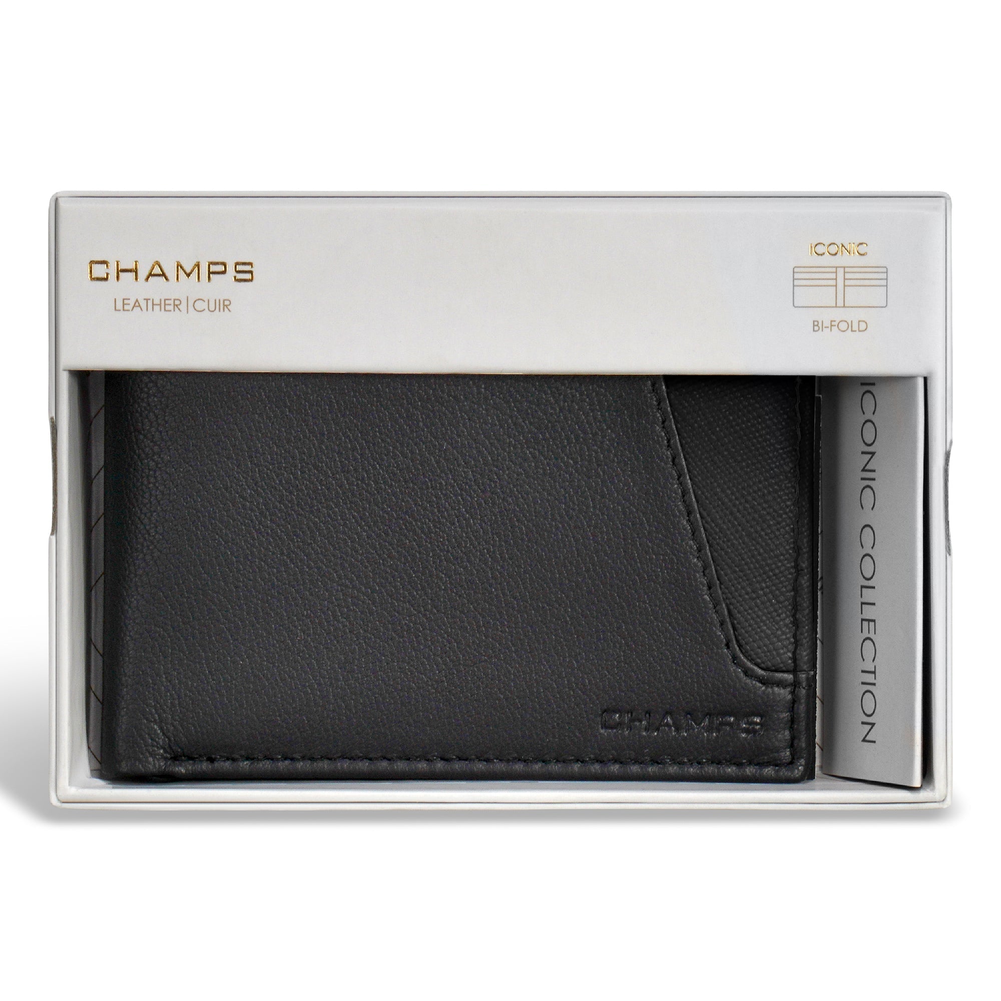 Iconic / Leather Bi-Fold Wallet