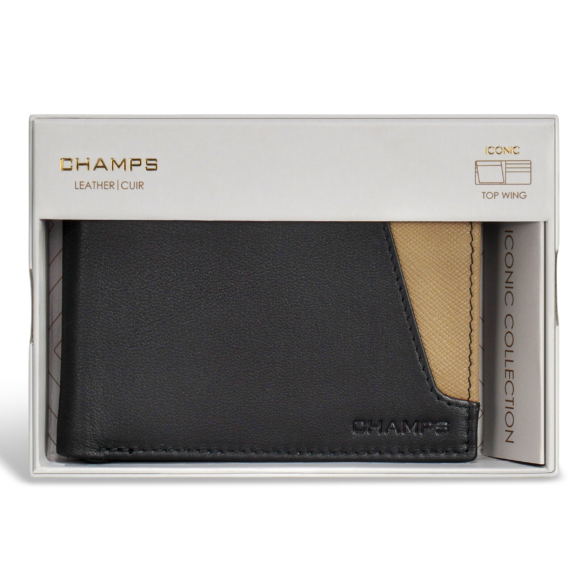 Iconic / Leather Top Wing Wallet