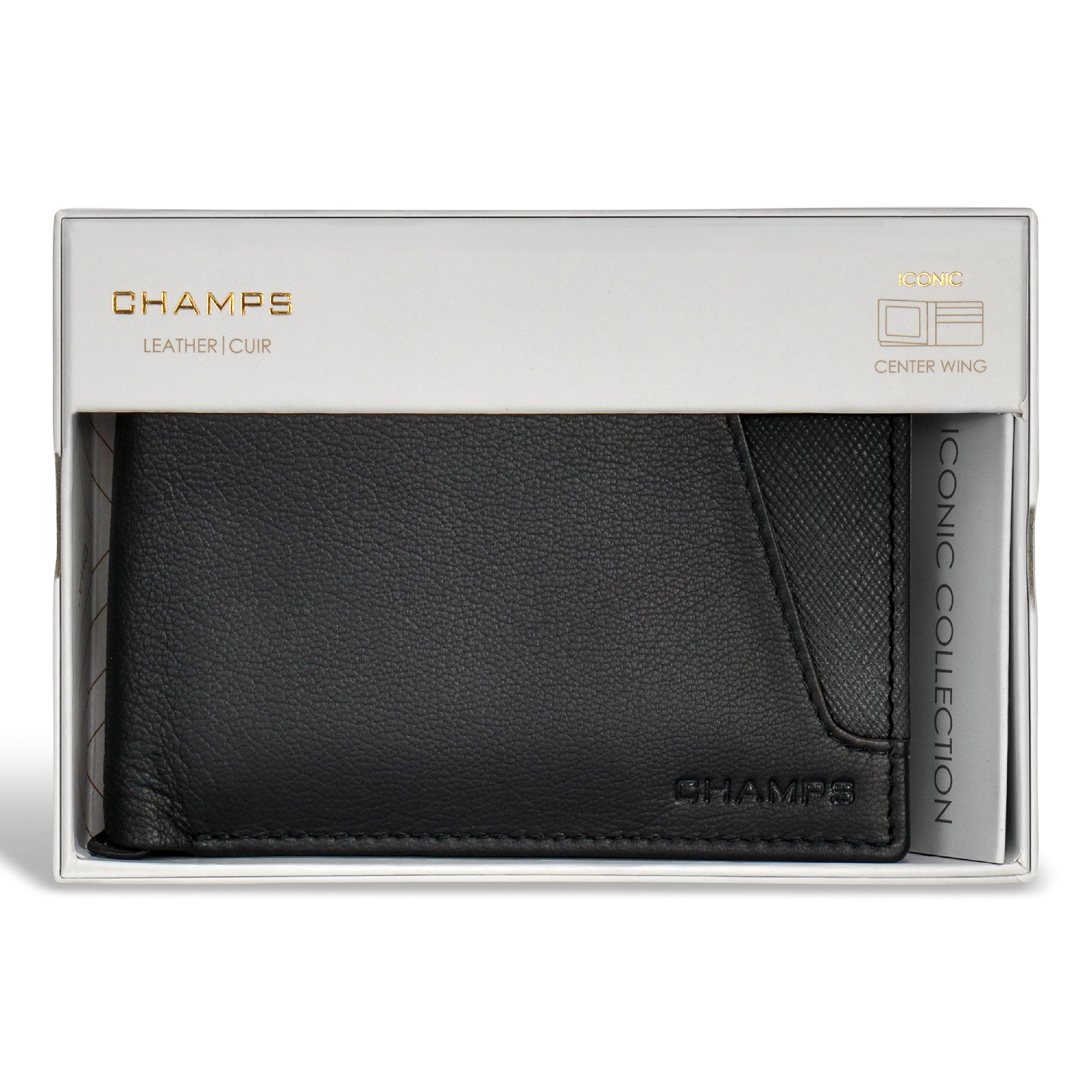 Iconic / Leather Center Wing Wallet