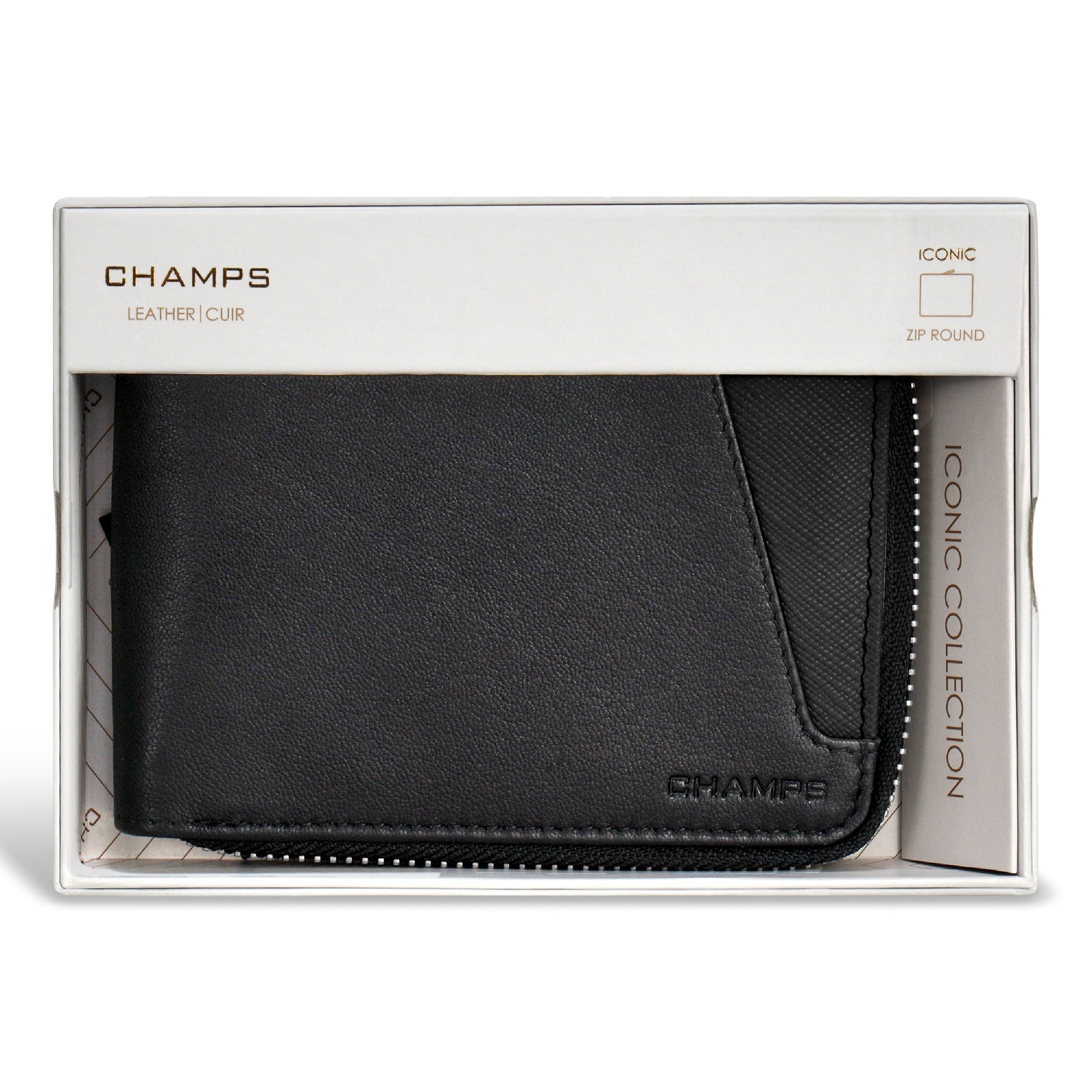 Iconic / Leather Zip Around Wallet