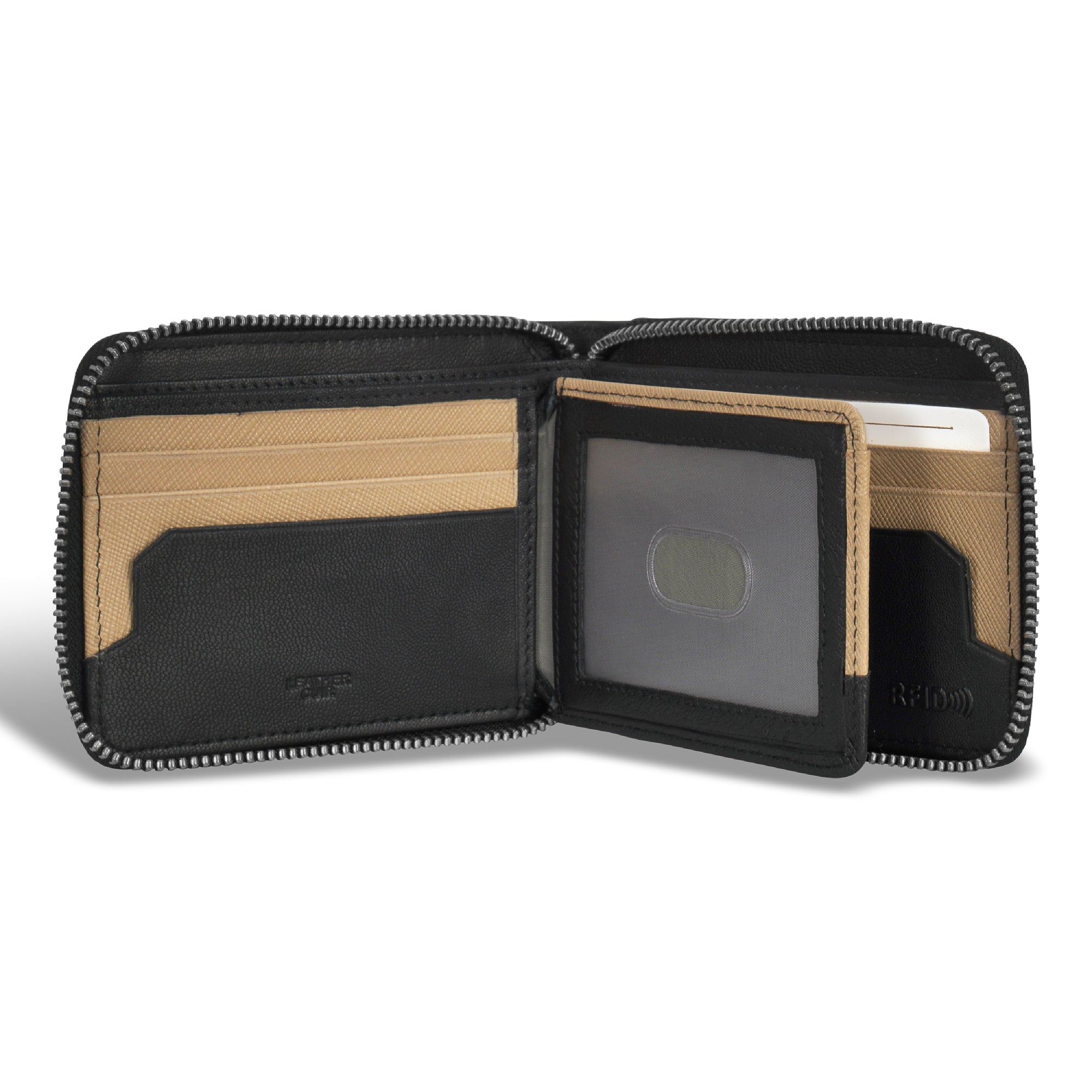 Iconic / Leather Zip Around Wallet
