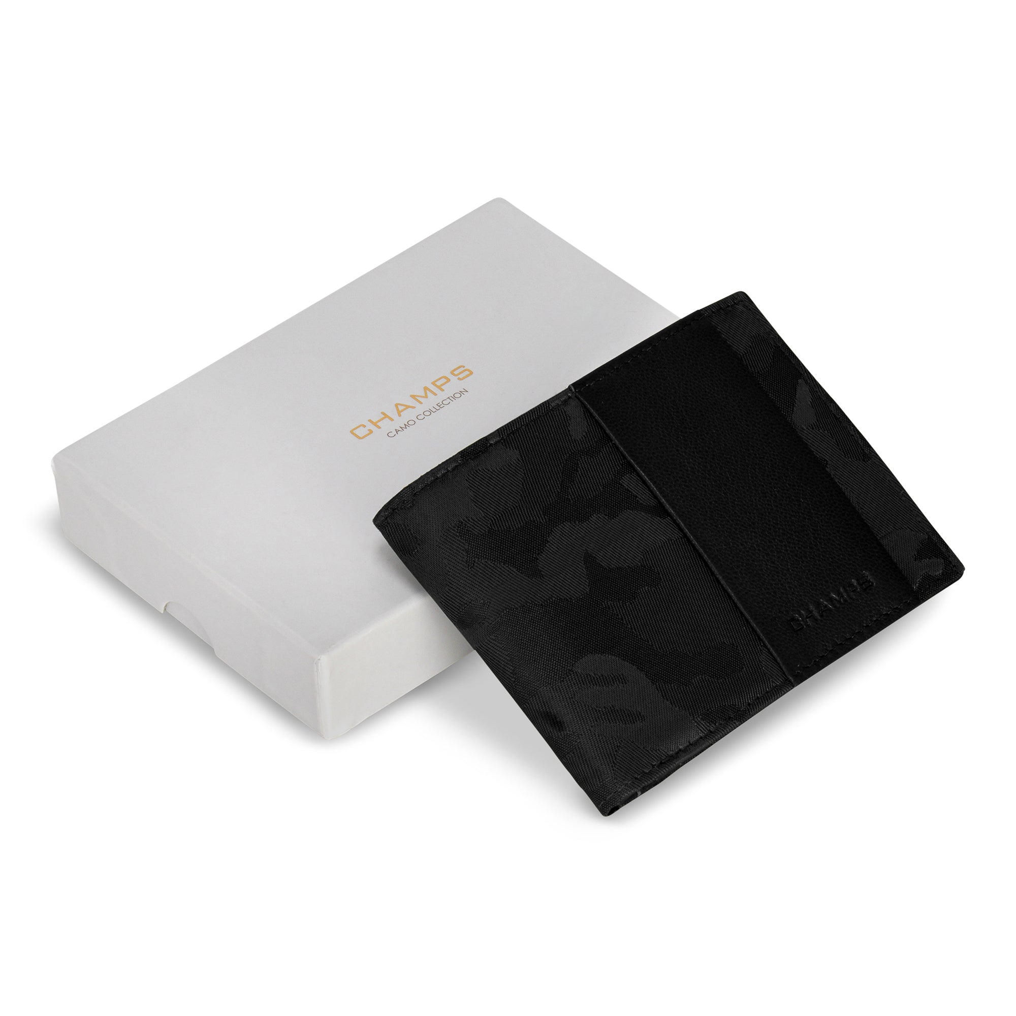 Camo / Leather Bi-Fold Wallet