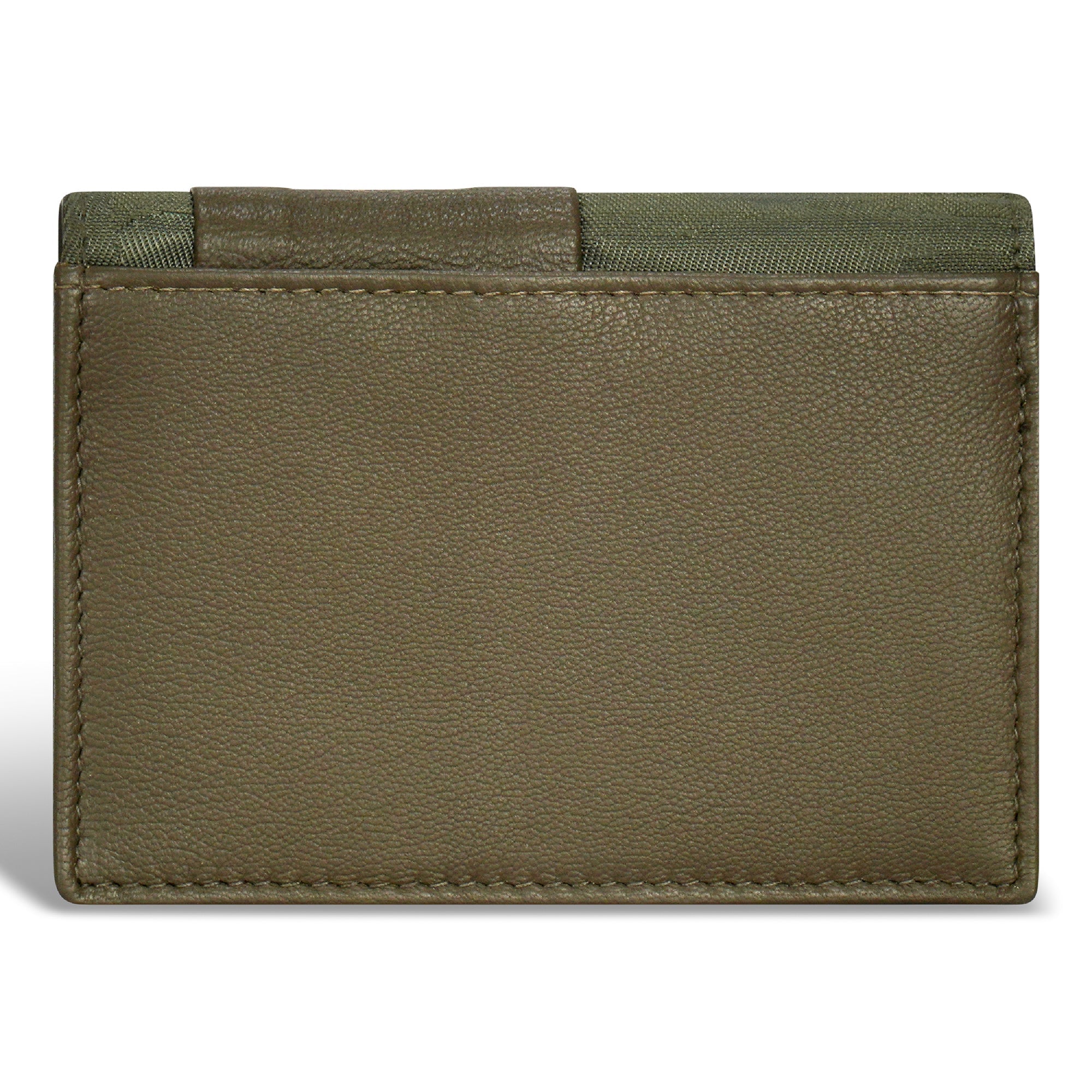 Camo / Leather Cardholder