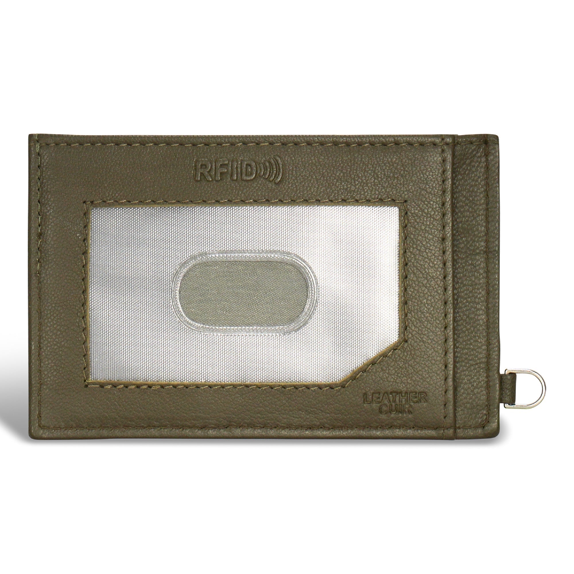 Camo / Leather Slim Cardholder