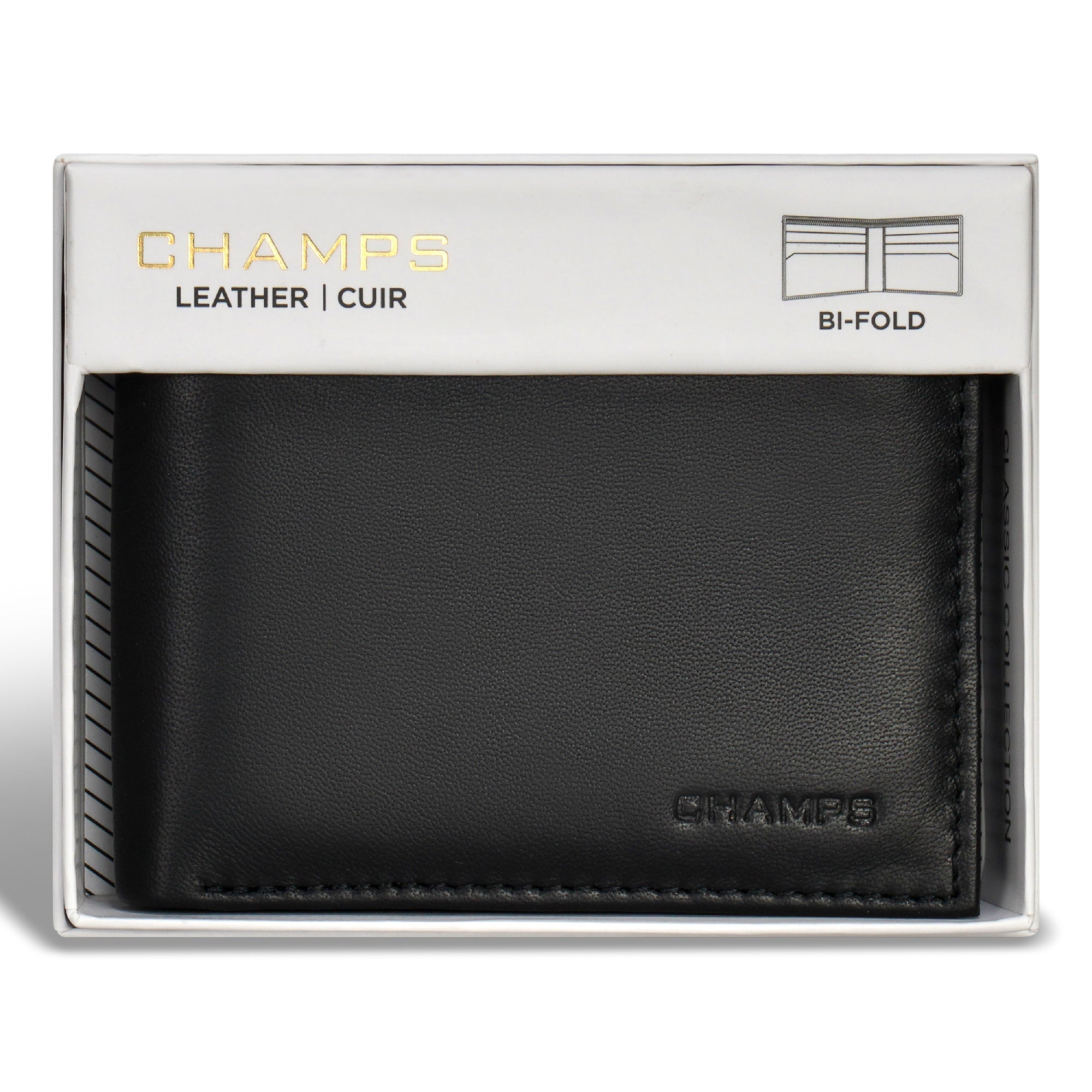 Classic / Leather Bi-Fold Wallet