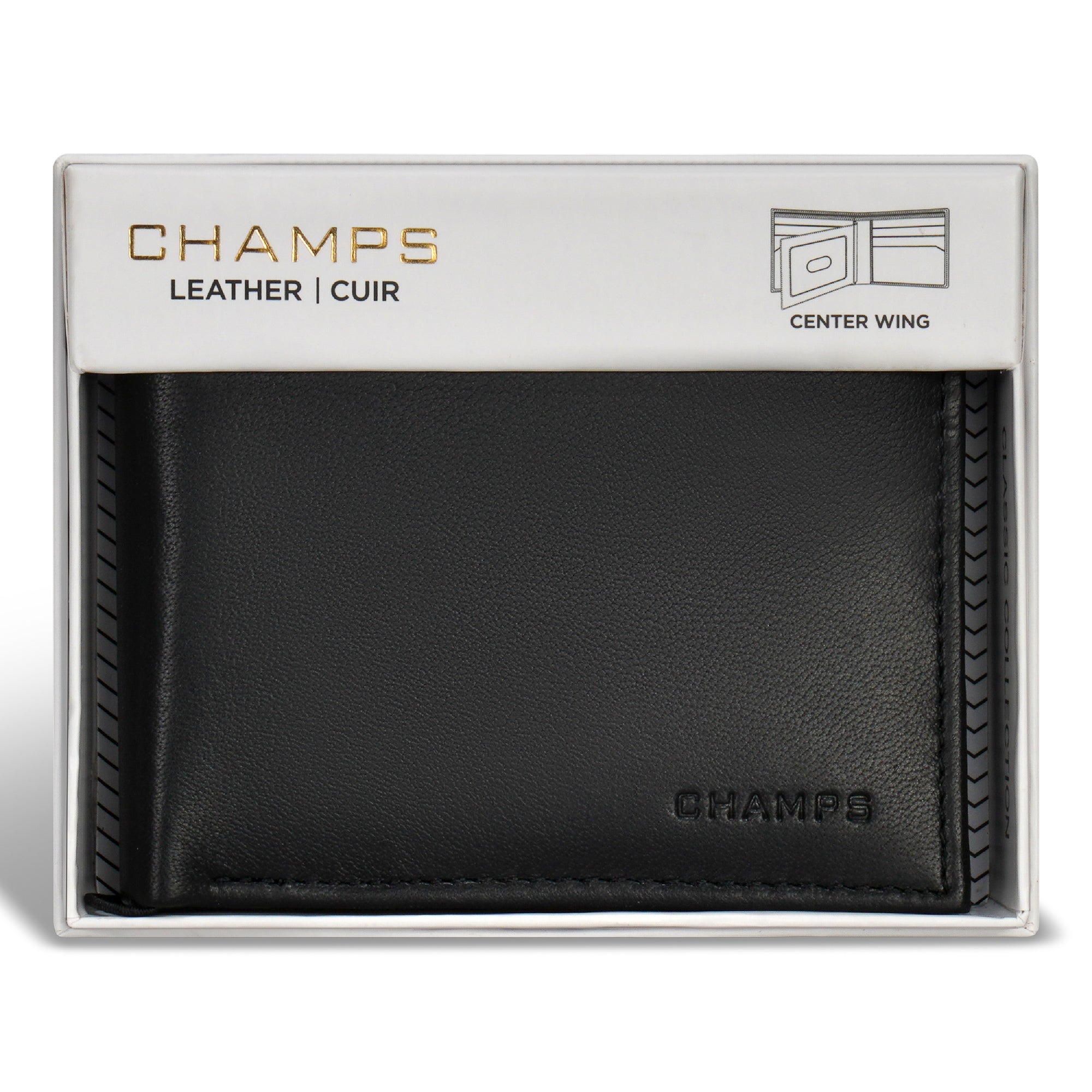 Classic / Leather Center-Wing Wallet