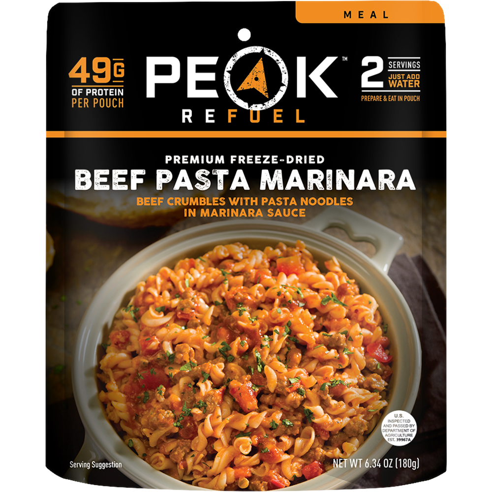 Peak Refuel Beef Pasta Marinara