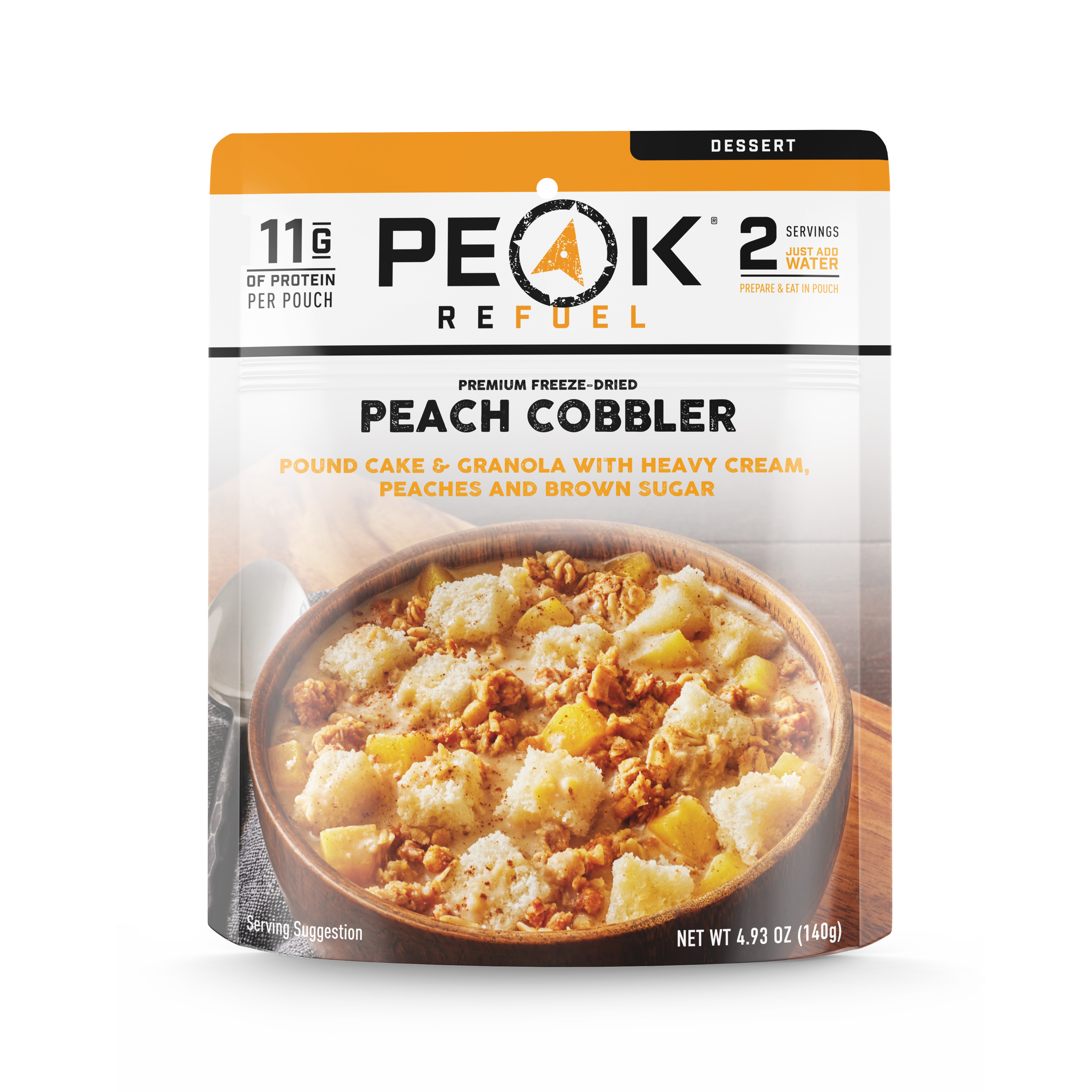 Peak Refuel Peach Cobbler