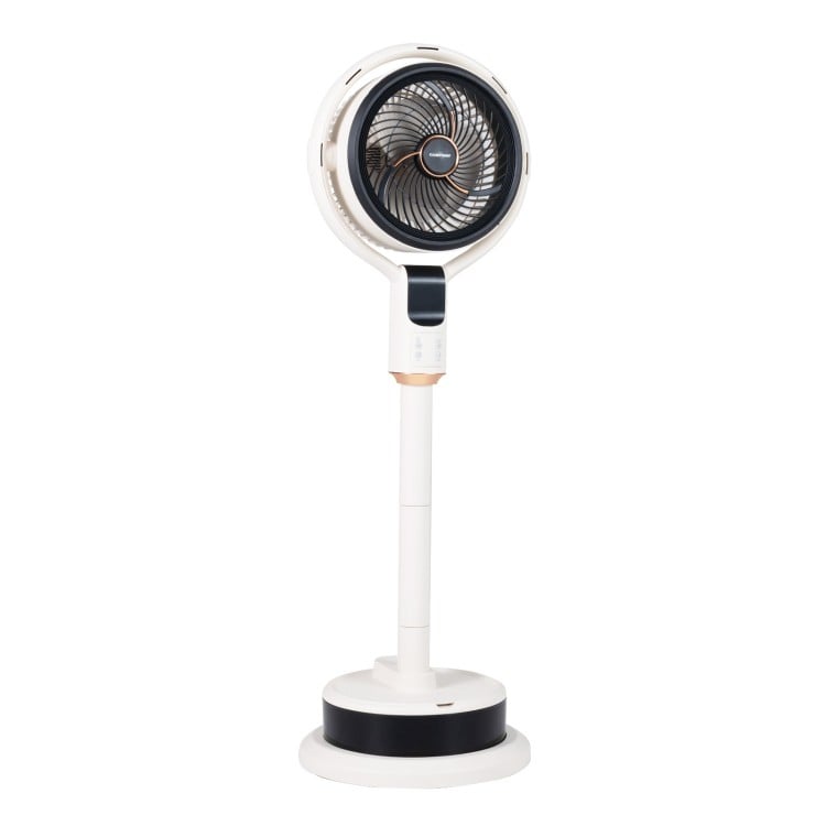 Misting Pedestal Fan Air Circulator with 90° Auto Oscillation Floor Standing Fan with 8 Speeds
